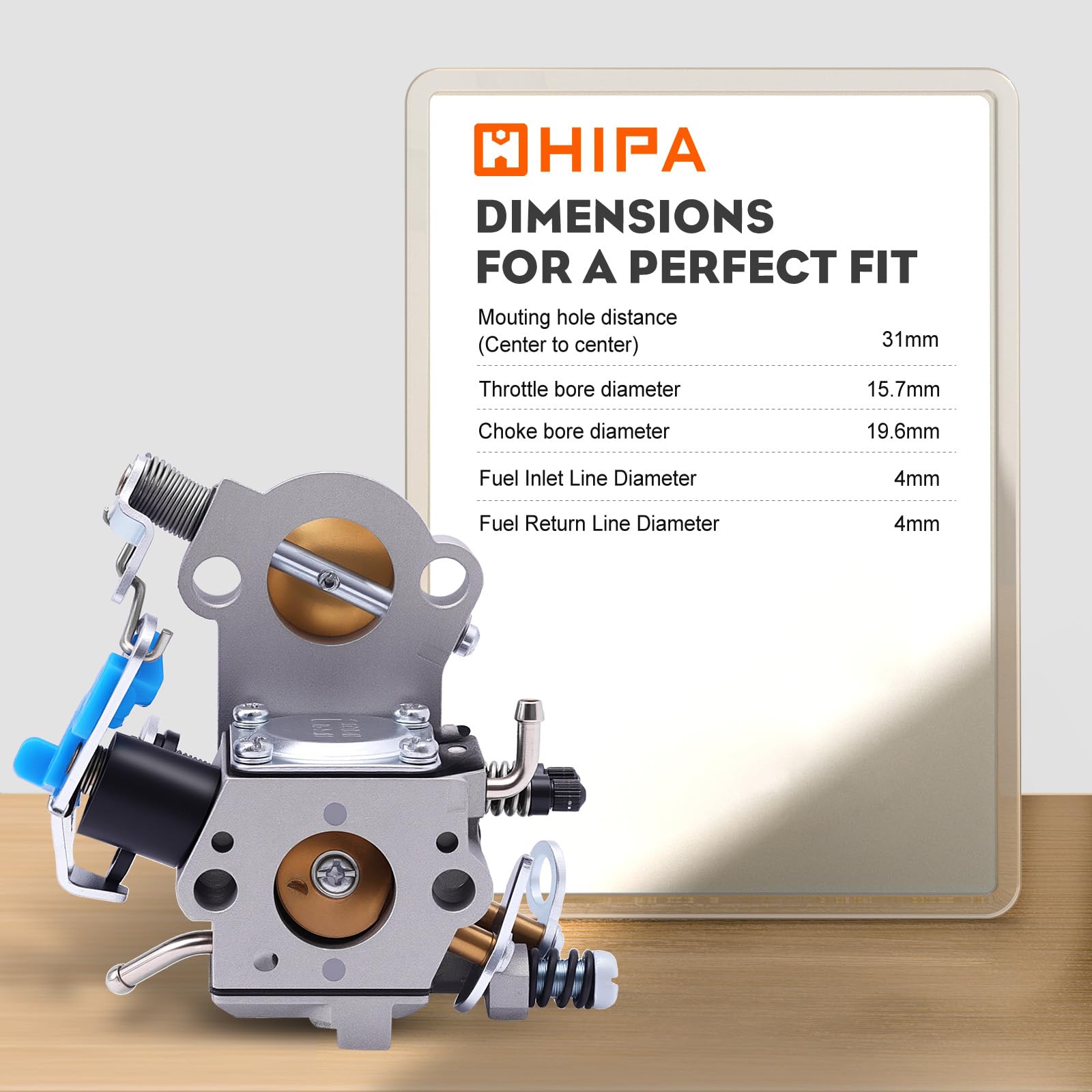 455 Rancher Carburetor for Husqvarna 460 461 455E 455 Rancher Tune Up Kit Jonsered CS2255 Gas Chainsaw Replaces WTA-29 544227401 503282101 with 537255701 Air Filter Spark Plug Fuel Line All In One Kit - Image 8