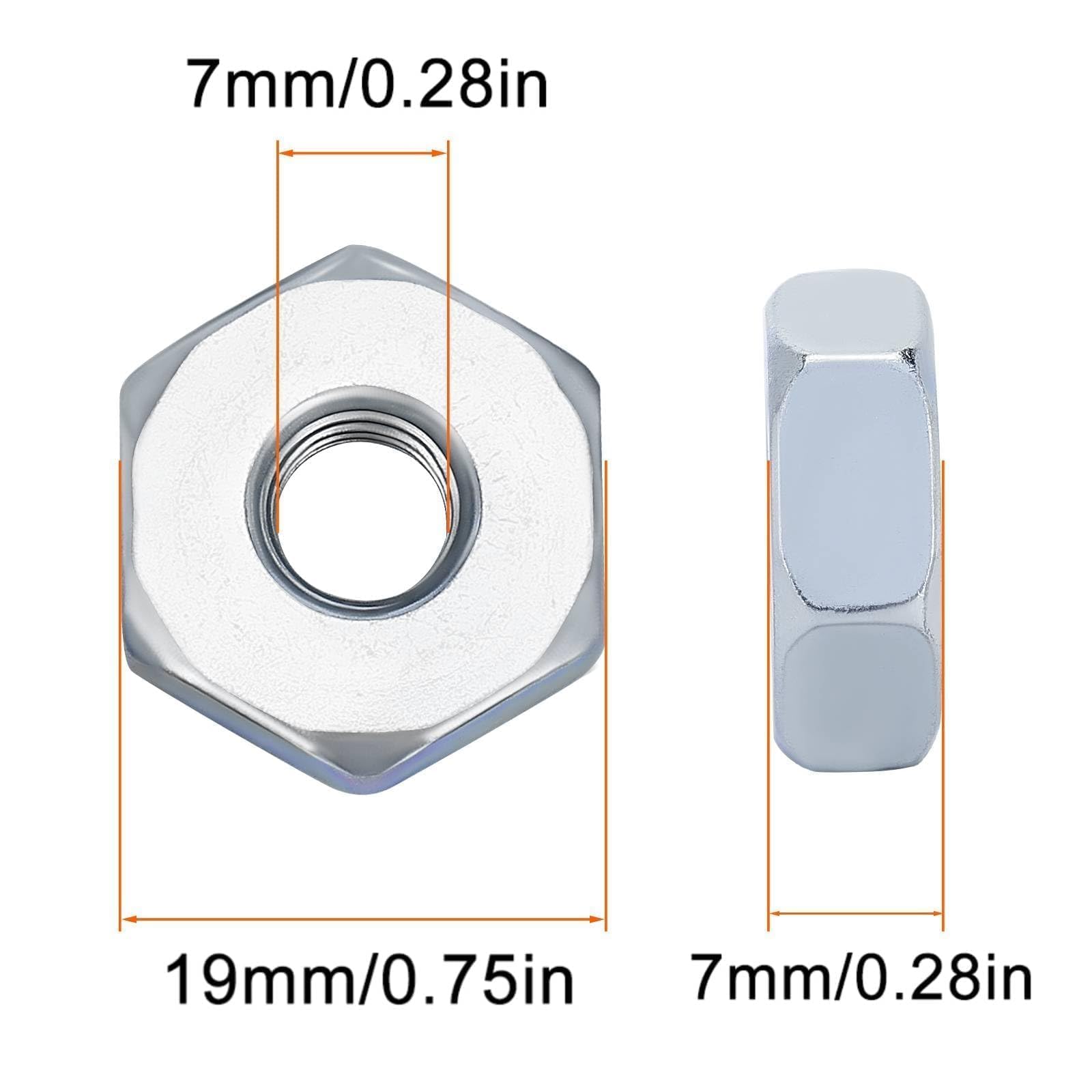 5 Pieces Sprocket Bar Nuts for STHIL Chainsaw Replacement Fits MS240 MS260 MS270 MS280 MS290 MS310 MS390 MS340 MS360 MS360C MS440 MS460 MS640 MS650 MS660 Stihl Chainsaw Parts #0000 955 0804 - Image 3