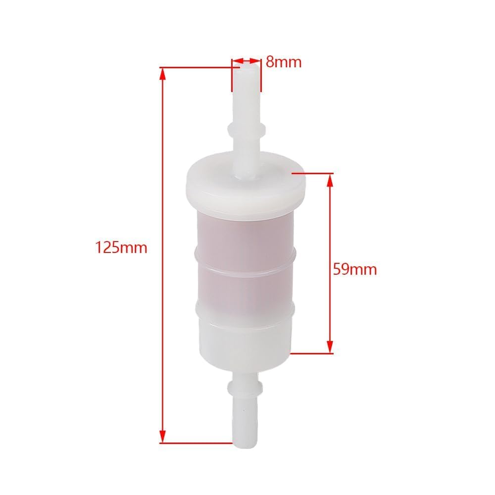 AloneGoer 879885Q Fuel Filter Replacement for Mercury and Mariner Outboards Verado Fuel Filter Fit 40 50 60 HP 4 Stroke Sierra 18-7718 35-879885T 879885T 35-879885K 879885K (Pack of 4) - Image 3