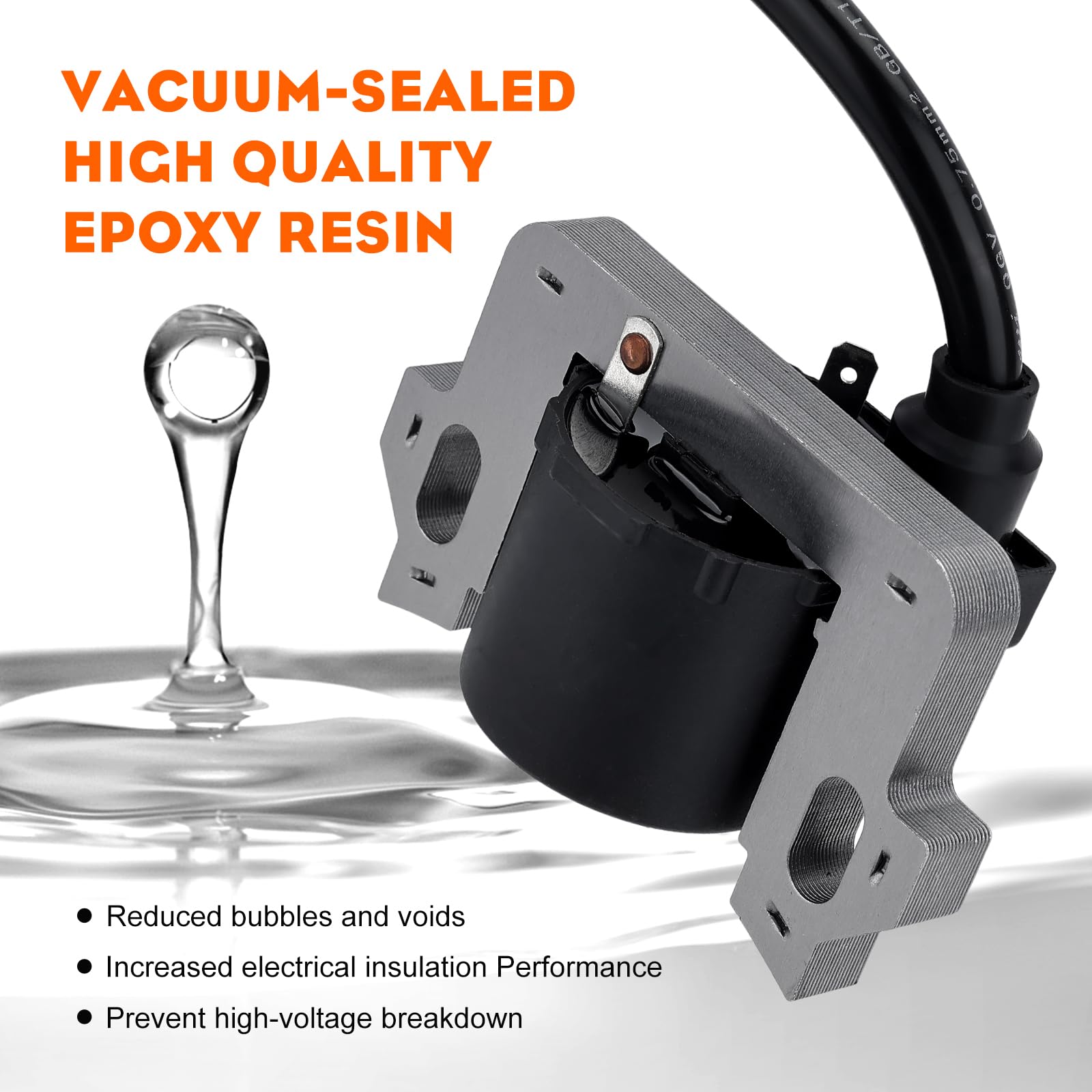 GCV160 Ignition Coil for Honda GC160 GCV190 GC190 Engine HRR216 HRT216 HRN216 HRX217 Lawn Mower Replace 30500-ZL8-004 30500-ZL8-014 30500-Z0J-004 30500-z8b-901 30500-z8b-903 - Image 4