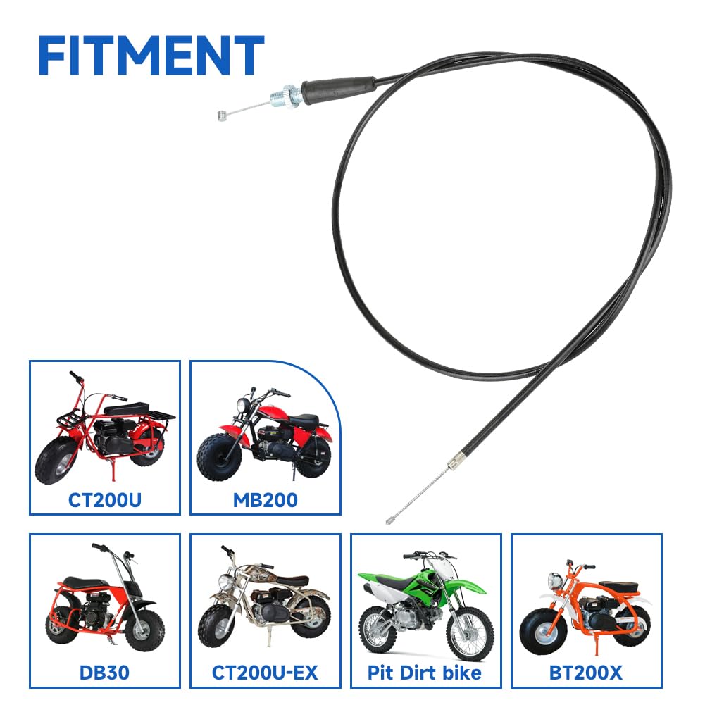 HIAORS 50 inch Throttle Cable for CT200U Mini Baja MB165 196cc 5.5hp MB200 200cc 6.5hp Pit Bike Heat Warrior MOTOVOX MBX10 MBX11 Parts - Image 3