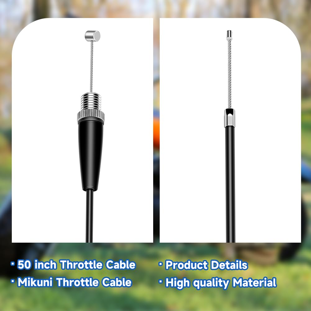 HIAORS 50 inch Throttle Cable for CT200U Mini Baja MB165 196cc 5.5hp MB200 200cc 6.5hp Pit Bike Heat Warrior MOTOVOX MBX10 MBX11 Parts - Image 7