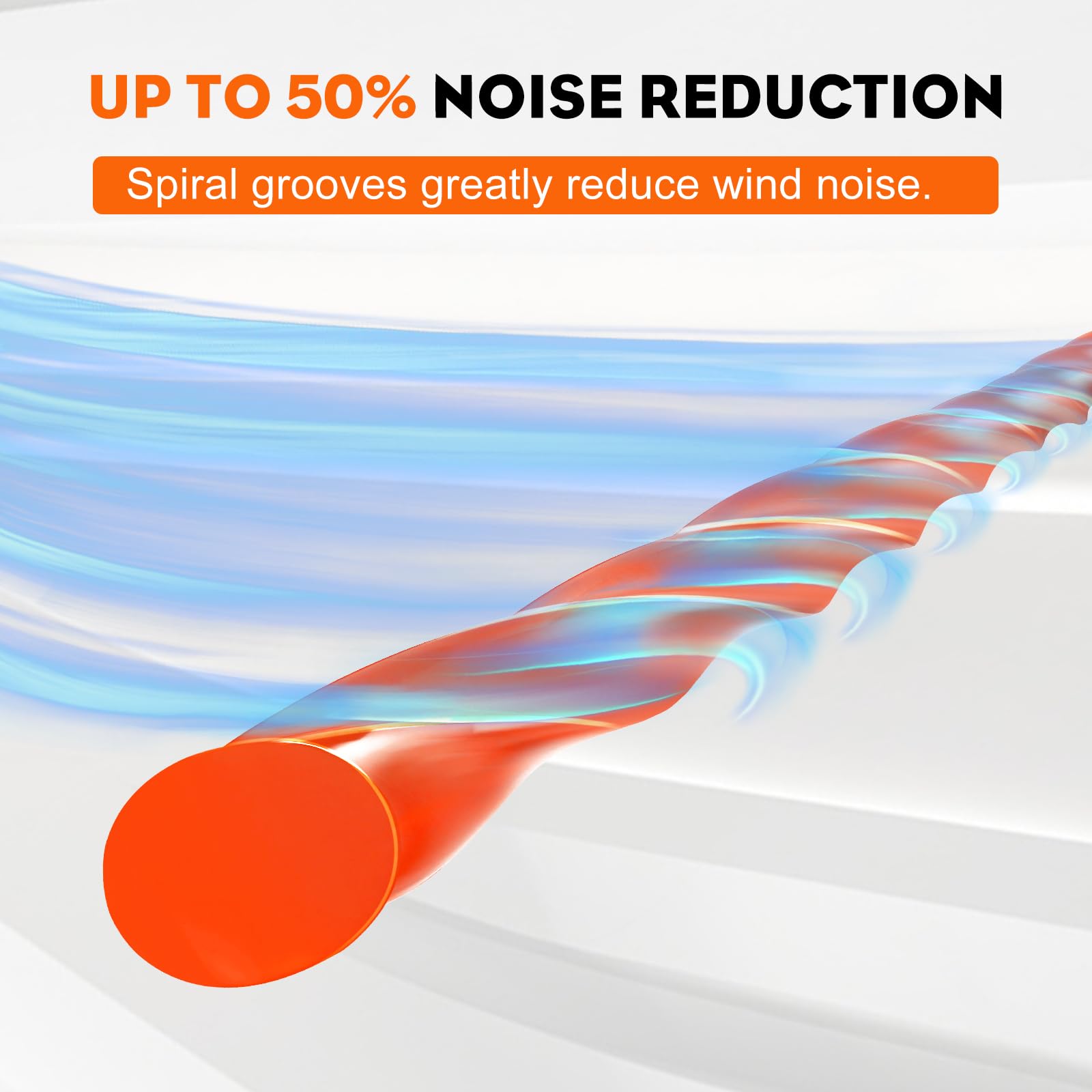 Hipa 095 Inch Trimmer Line,2.4mm/ 0.095" Weed Wacker Eater String, Commercial Grade Round Nylon String Trimmer Line Replacement for String Trimmer Weed Trimmer 3LB, Orange - Image 6