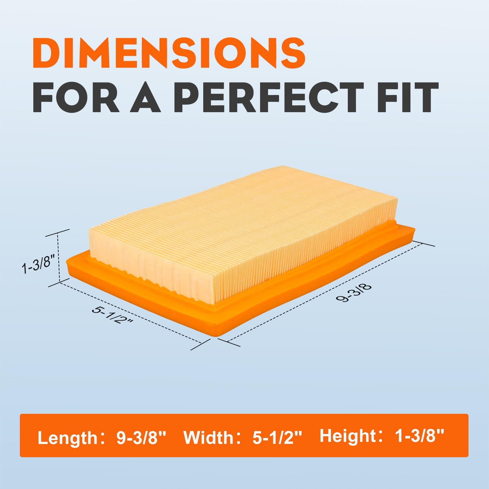 Hipa 0J8478 0J8478S Air Filter for Generac 22kw Air Filter 0J8478 (0J8478S) - Parts for Standby Generator 14 to 22kw - Image 6