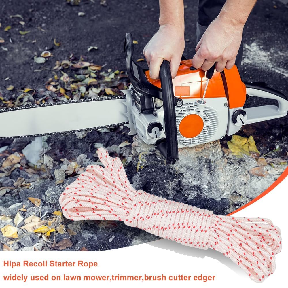 Hipa 10-Meter 3.5MM Lawn Mower Recoil Starter Rope Pull Cord for Craftsman Husqvarna STHIL Sears Poulan Chainsaw Trimmer Edger Brush Cutter Engine Parts - Image 3