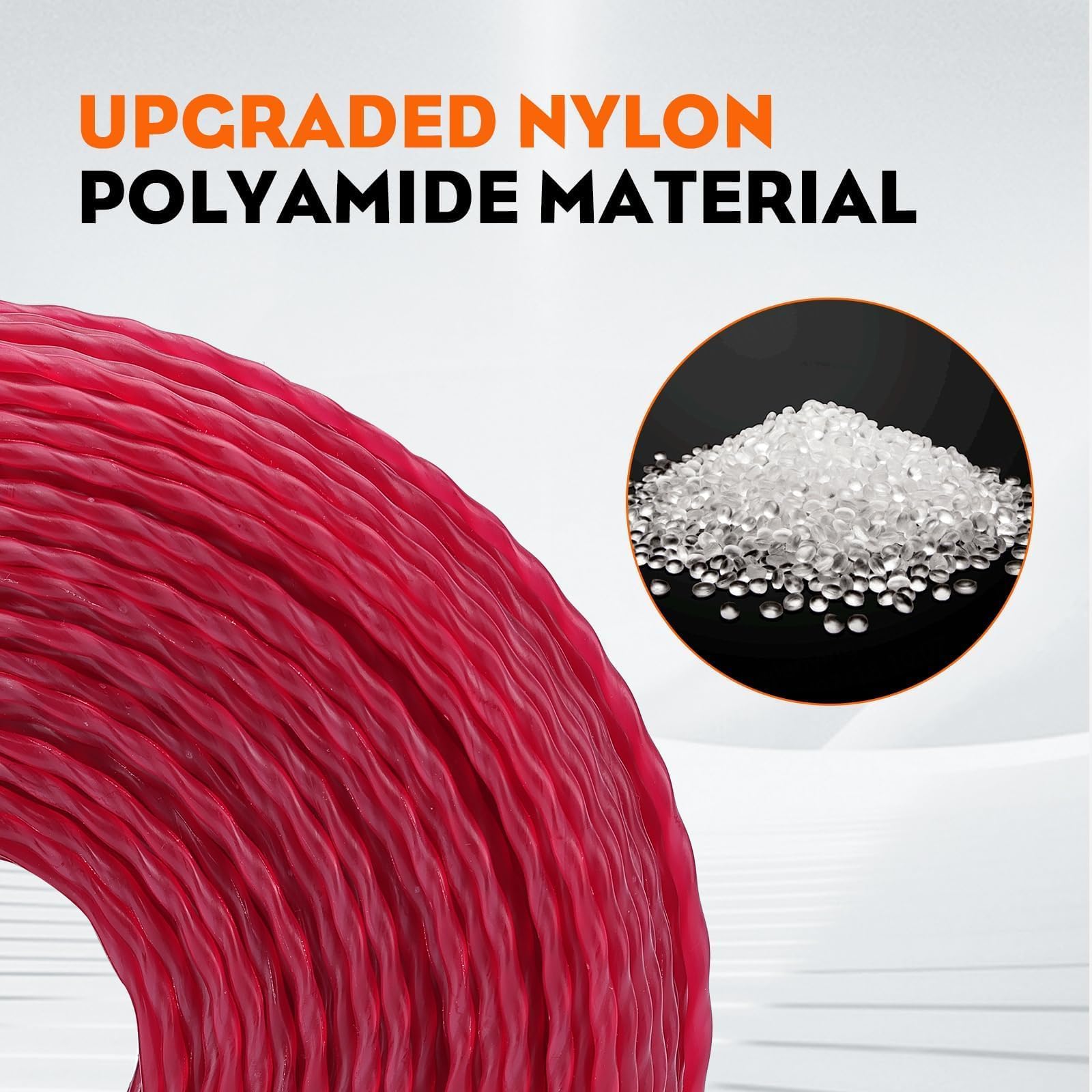 Hipa 105 Trimmer Line Heavy Duty, Commercial Round Twist String Trimmer Line, Weed Eater String 105, 2.7 mm/105-Inch, 1-Pound by 262-foot - Image 4