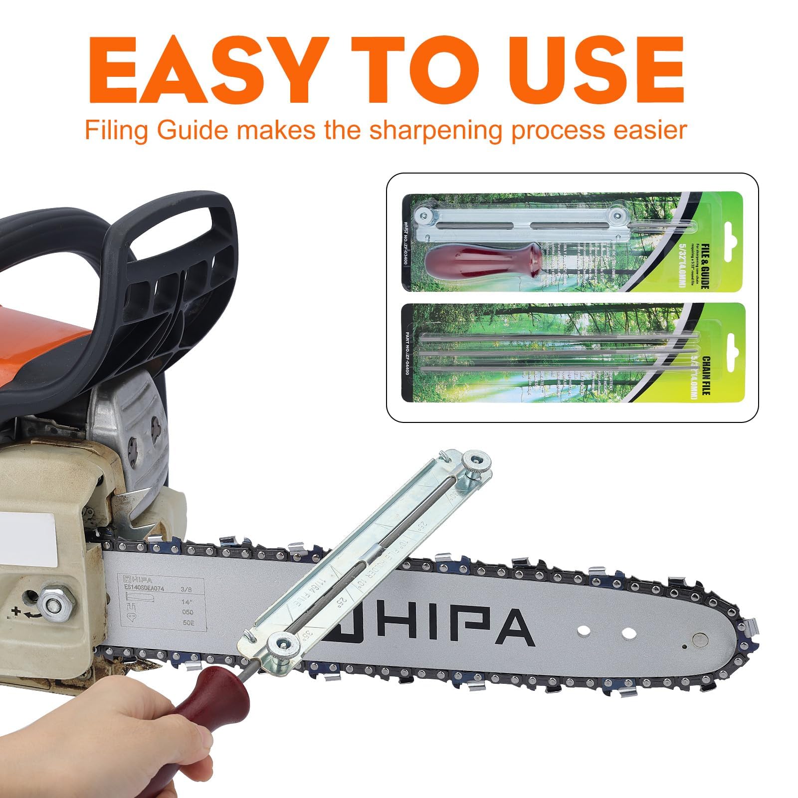 Hipa 11/64" 4.5mm Round Professional Chainsaw Chain File - Image 3