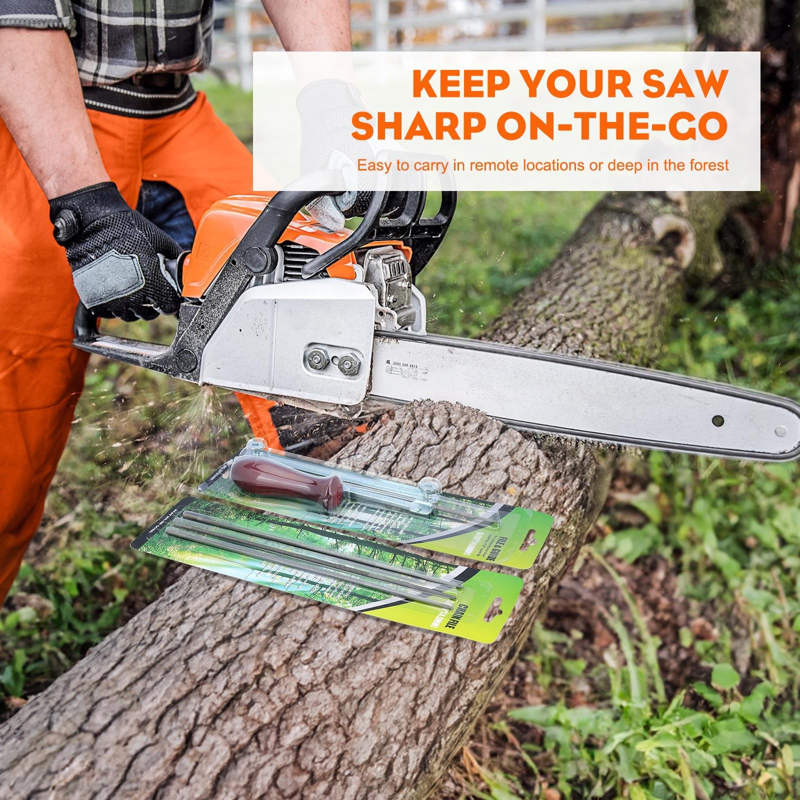 Hipa 11/64" 4.5mm Round Professional Chainsaw Chain File - Image 5