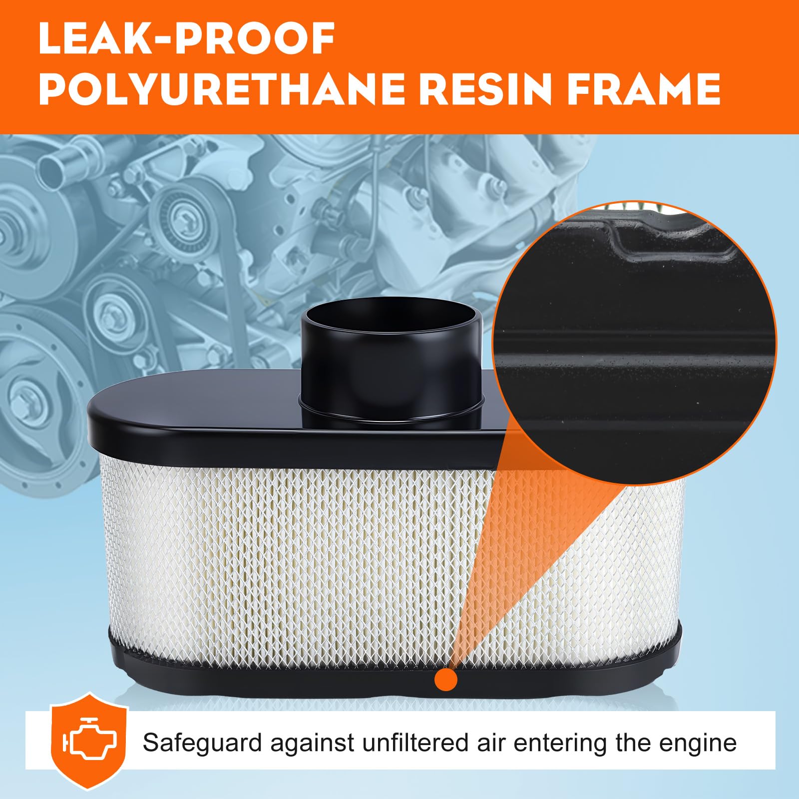 Hipa 11013-0752 Air Filter Compatible with Kawasaki FR691V FR651V FR730V Engine on Gravely Hus-qvarna Ariens Bad Boy Cub Cadet Toro Zero Turn Mower - Image 5