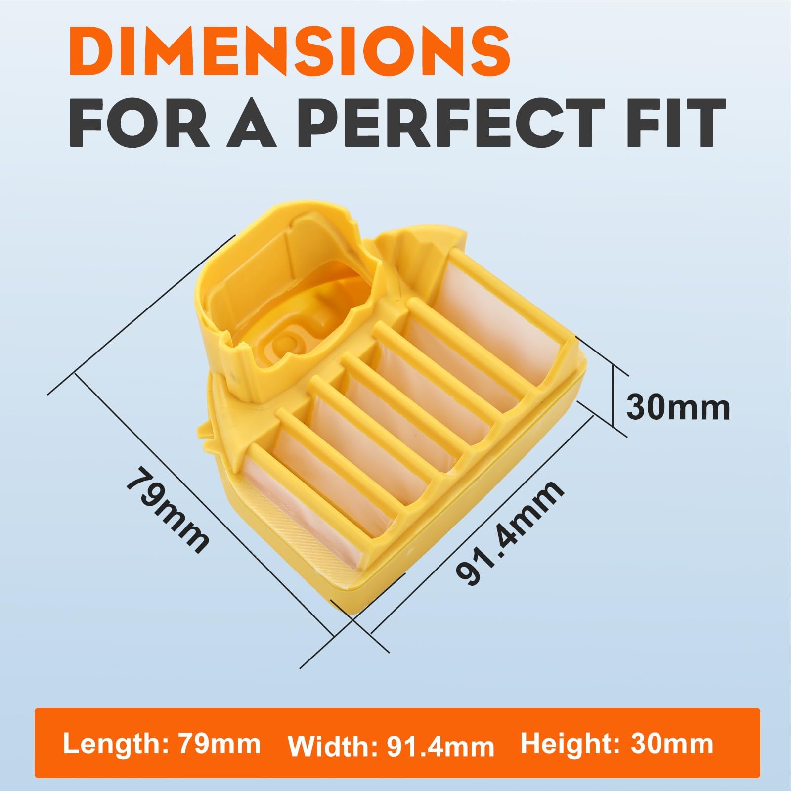 Hipa 2 Pack Air Filter Fuel Line for Husqvarna 455 Rancher Parts 460 455E 455R 460R 599333701 Gas Chainsaw Fuel Filter Spark Plug Primer Bulb Tune Up Kit - Image 7