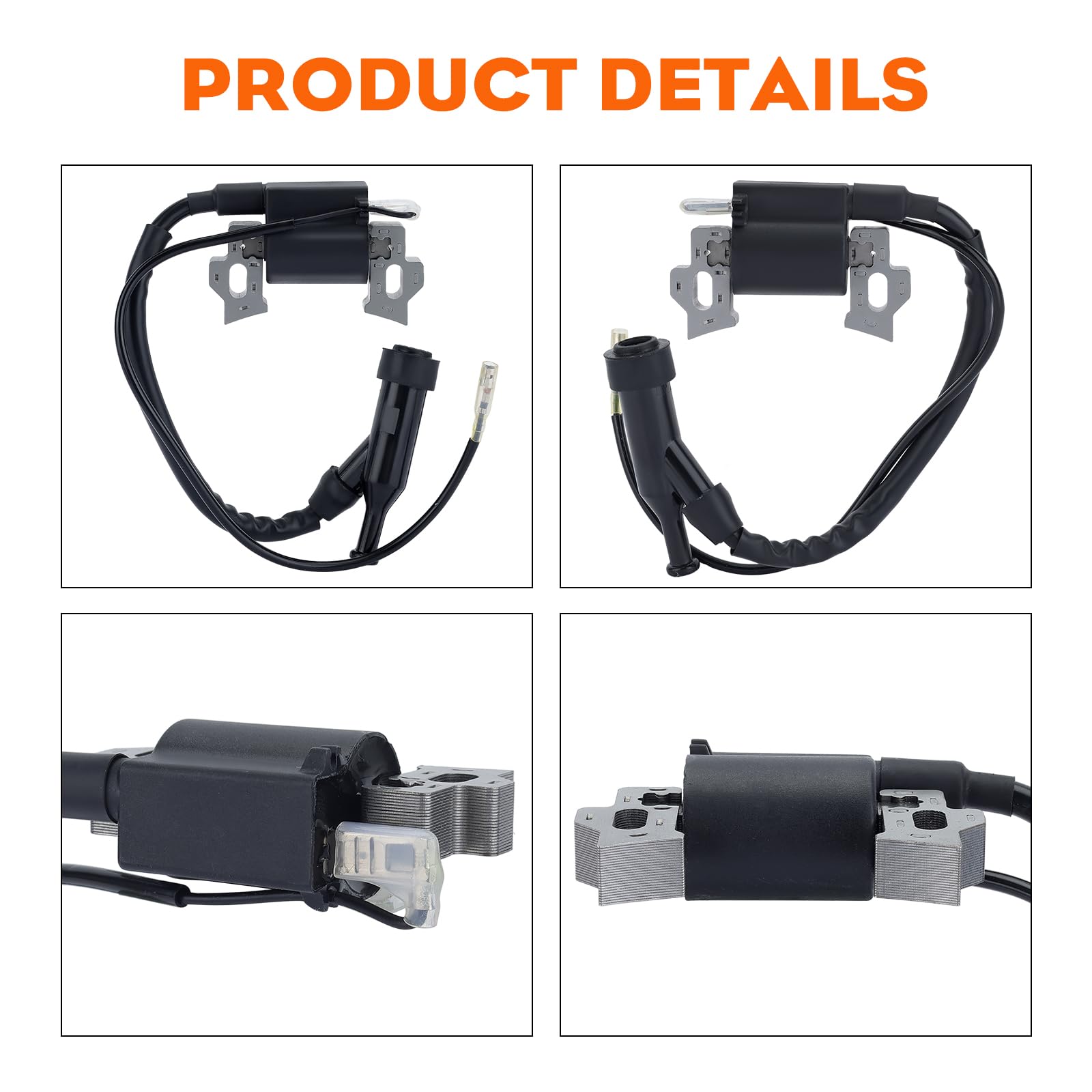 Hipa 212 Ignition Coil for Predator 212CC 224CC Honda GX160 GX120 GX140 GX200 5.5hp 6.5hp Coleman BT200X CT200U CT200U-EX 196CC Engine Replaces 30500-ZE1-073 - Image 7