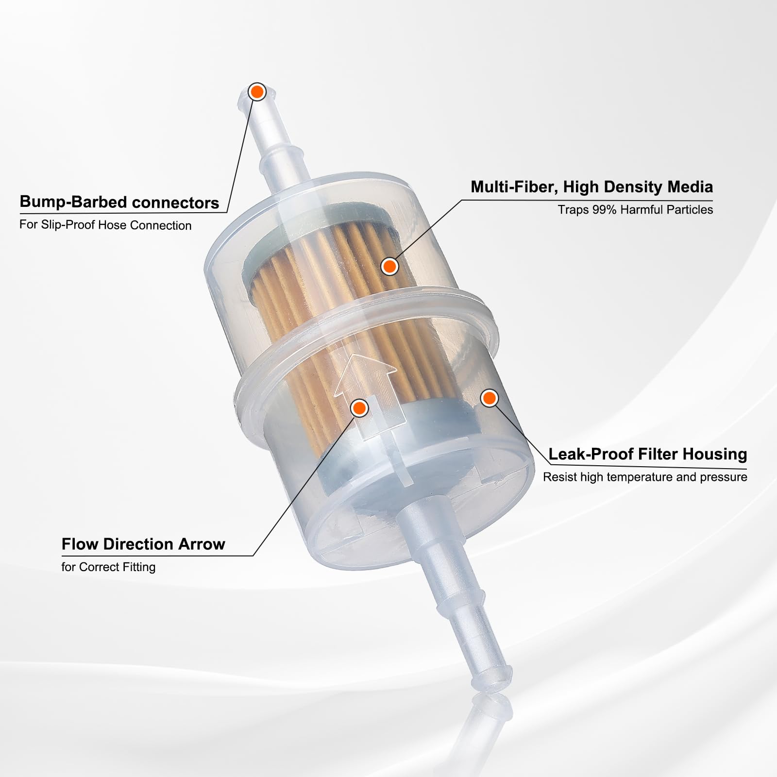 HIPA 24 050 13-S Fuel Filter 15 Micron for Kohler CH20S - CH25S, CH670S CH730S - CH750S LH640S LH685S LH690S LH750S LH755S, SV720S to SV740S 2Pack - Image 5