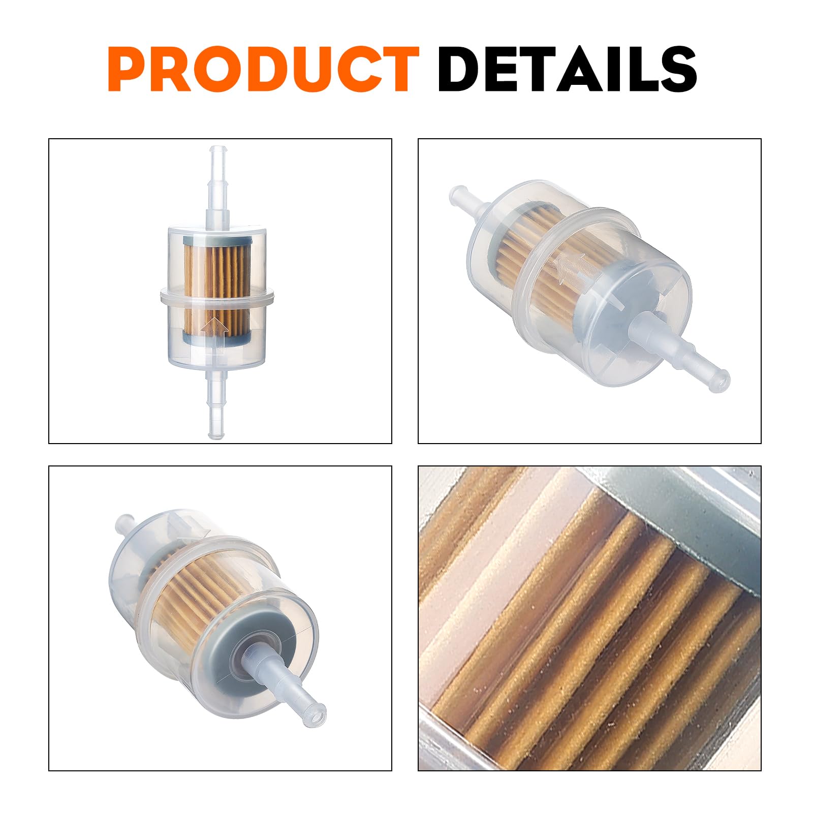 HIPA 24 050 13-S Fuel Filter 15 Micron for Kohler CH20S - CH25S, CH670S CH730S - CH750S LH640S LH685S LH690S LH750S LH755S, SV720S to SV740S 2Pack - Image 8