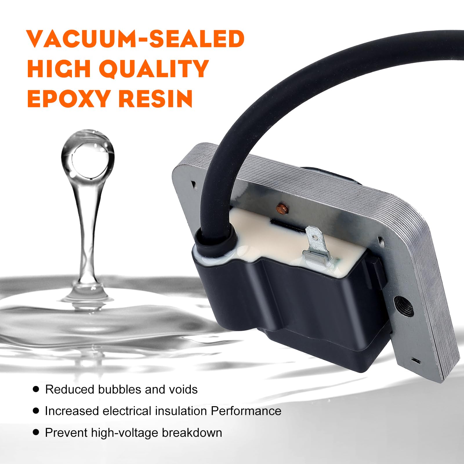 Hipa 24 584 45-S Ignition Coil Replace 24-584-01S Compatible with MIA11292 Kohler CV20 CV22 CV22S CV23 CV25 CV18 CV19 CH18 CH20 CH22 CH23 CH25 Engine - Image 4