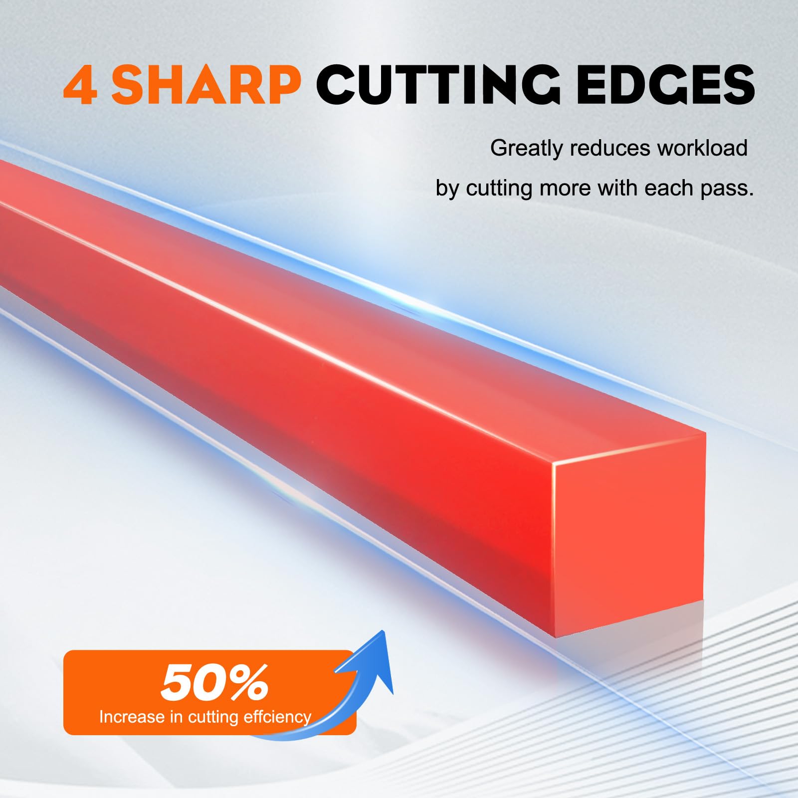 Hipa 3 Pound .095" String Trimmer Line Heavy Duty, 0.095 inch Square WeedEater String, Weed Wacker String Compatible with Most Trimmer Brushcutters Standard Models - Image 4