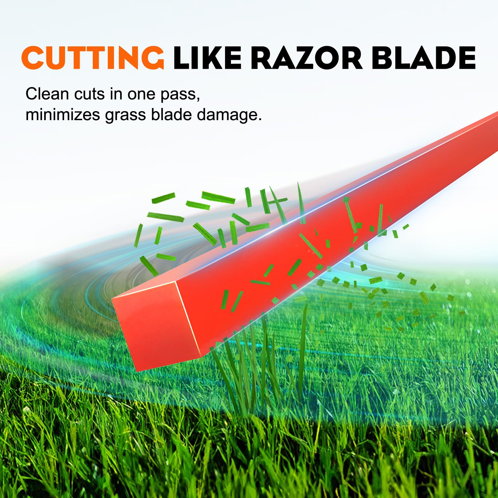 Hipa 3 Pound .095" String Trimmer Line Heavy Duty, 0.095 inch Square WeedEater String, Weed Wacker String Compatible with Most Trimmer Brushcutters Standard Models - Image 5