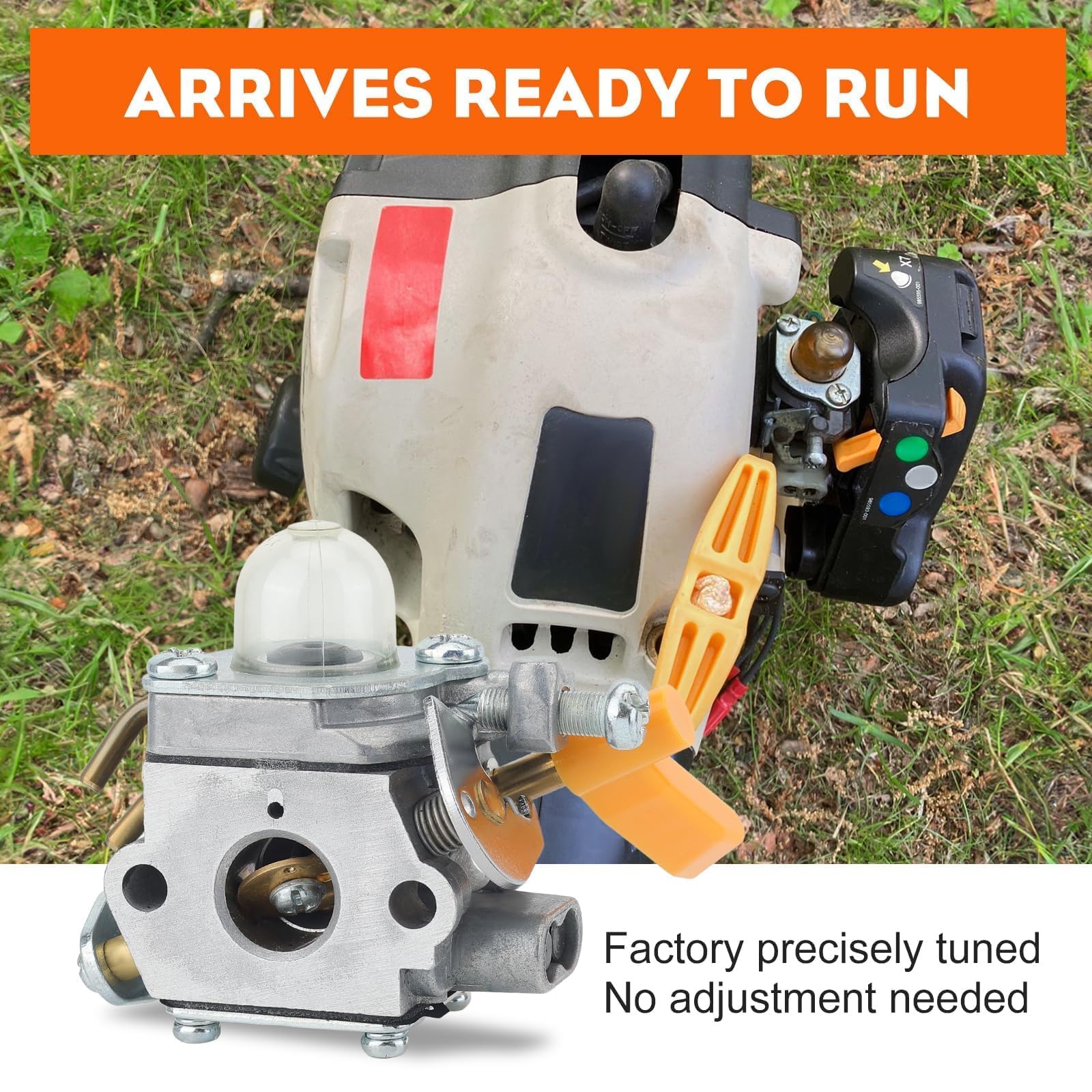 Hipa 308054043 CS26 SS26 Carburetor for Ryobi Homelite SS30 CS30 EX26 BC30 26cc TP30 SX135 25cc RY09050 TP26 30cc Trimmer Leaf Blower Replace 308054013 309368003 308054077 308054003 C1U-H60 - Image 7