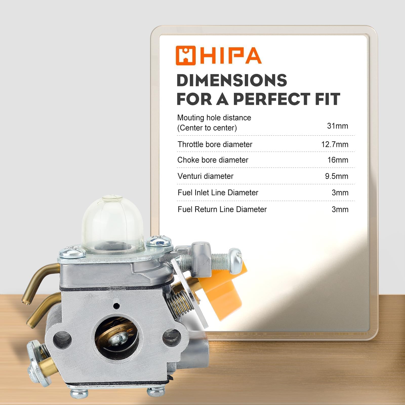 Hipa 308054043 CS26 SS26 Carburetor for Ryobi Homelite SS30 CS30 EX26 BC30 26cc TP30 SX135 25cc RY09050 TP26 30cc Trimmer Leaf Blower Replace 308054013 309368003 308054077 308054003 C1U-H60 - Image 9