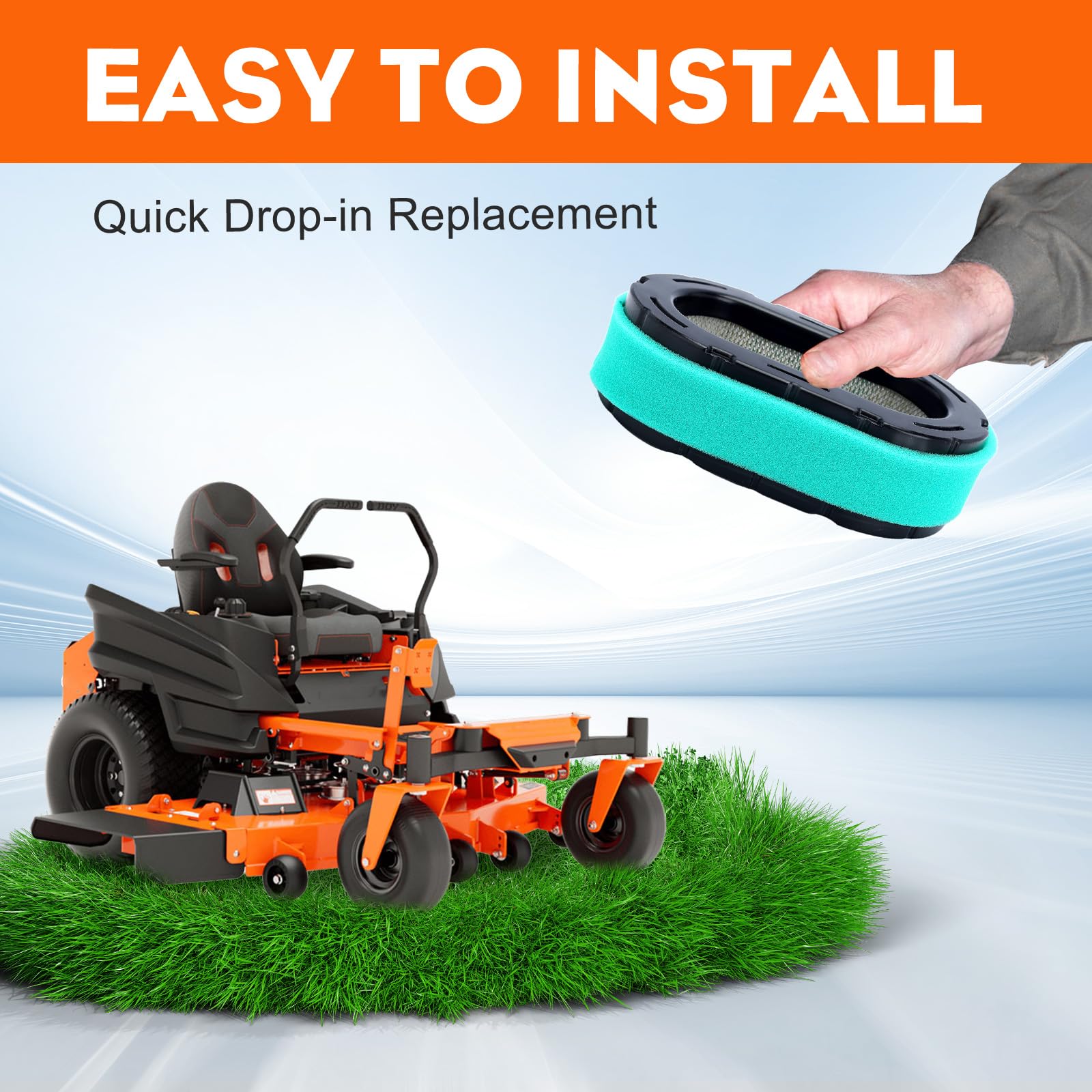 Hipa 32 083 09-S Air Filter Compatible with Cub Cadet XT1 XT2 ZT1 Zero Turn Mower with Kohler 7000 series KT715 KT725 KT730 KT735 KT740 KT745 19HP-26HP Engine Replace 490-200-k054 - Image 6