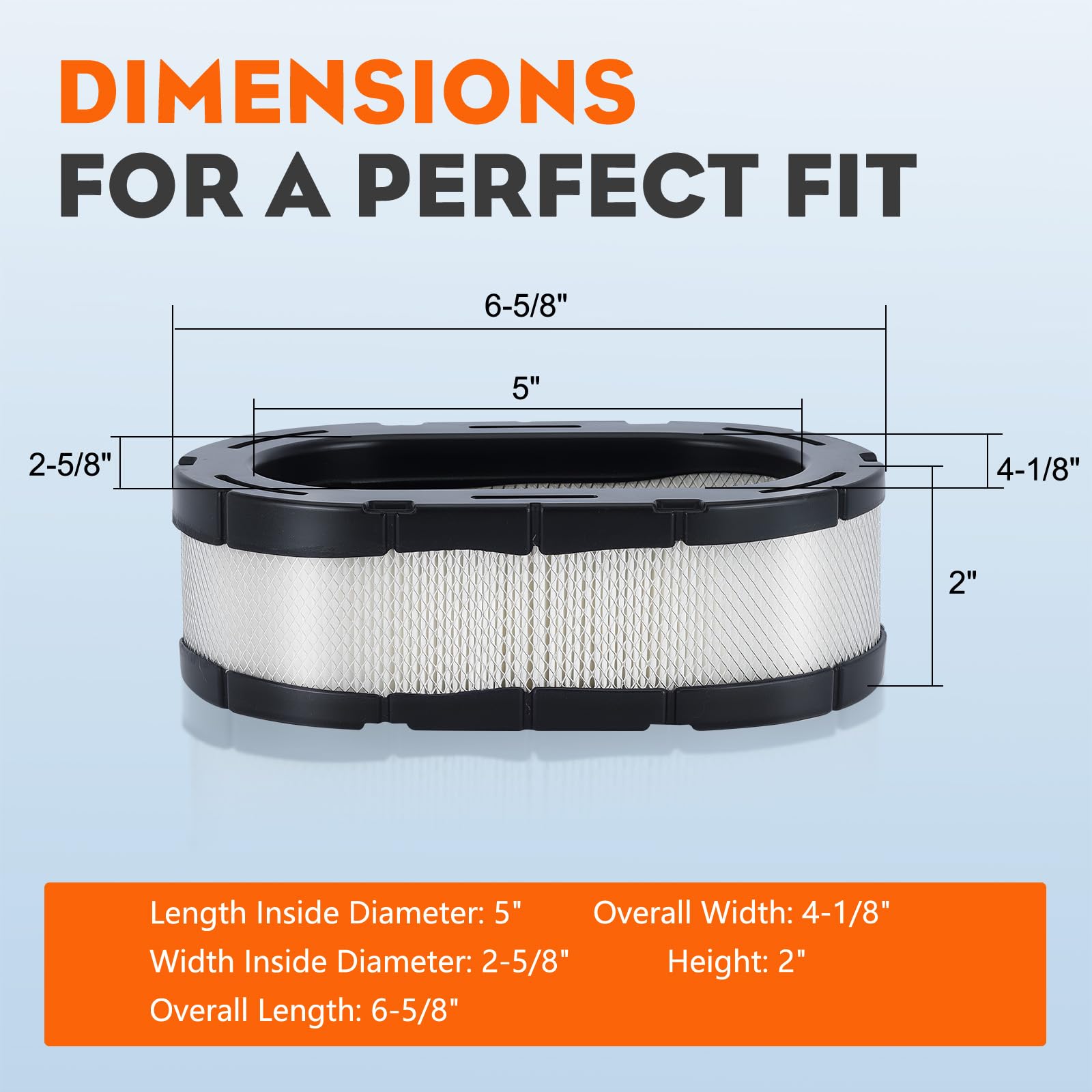 Hipa 32 083 09-S Air Filter Compatible with Cub Cadet XT1 XT2 ZT1 Zero Turn Mower with Kohler 7000 series KT715 KT725 KT730 KT735 KT740 KT745 19HP-26HP Engine Replace 490-200-k054 - Image 7