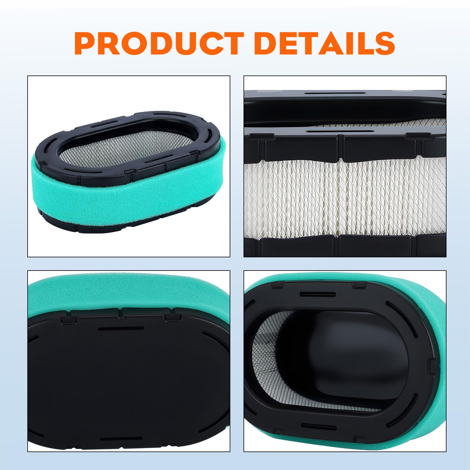 Hipa 32 083 09-S Air Filter Compatible with Cub Cadet XT1 XT2 ZT1 Zero Turn Mower with Kohler 7000 series KT715 KT725 KT730 KT735 KT740 KT745 19HP-26HP Engine Replace 490-200-k054 - Image 8