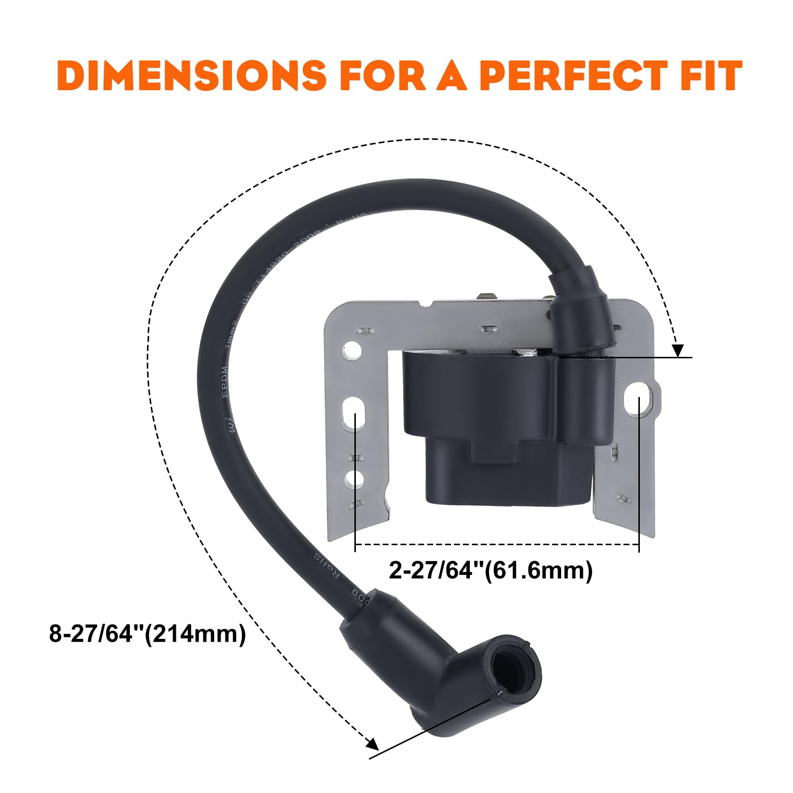 Hipa 34443D Solid State Ignition Coil for Tecumseh 34443 34443A 34443B 34443C LV195EA LEV120 LV195XA 1a138-42-12 1a138-28-7 1a138-52-12 - Image 6