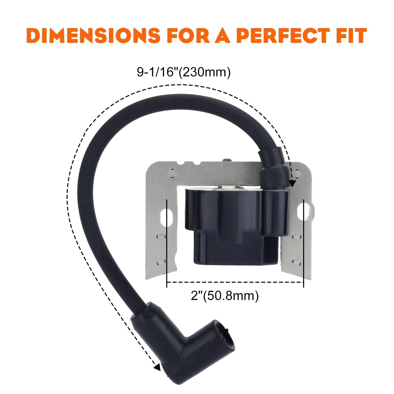 Hipa 35135 35135A 35135B Solid State Ignition Coil Module for Tecumseh HMSK80 HMSK90 HM80 HM90 HM100 OHV12 OHV13 OHV125 OVM120 OVXL120 OVXL125 TVM195 TVM220 10Hp Engine Snowblower Lawn Tracter - Image 3