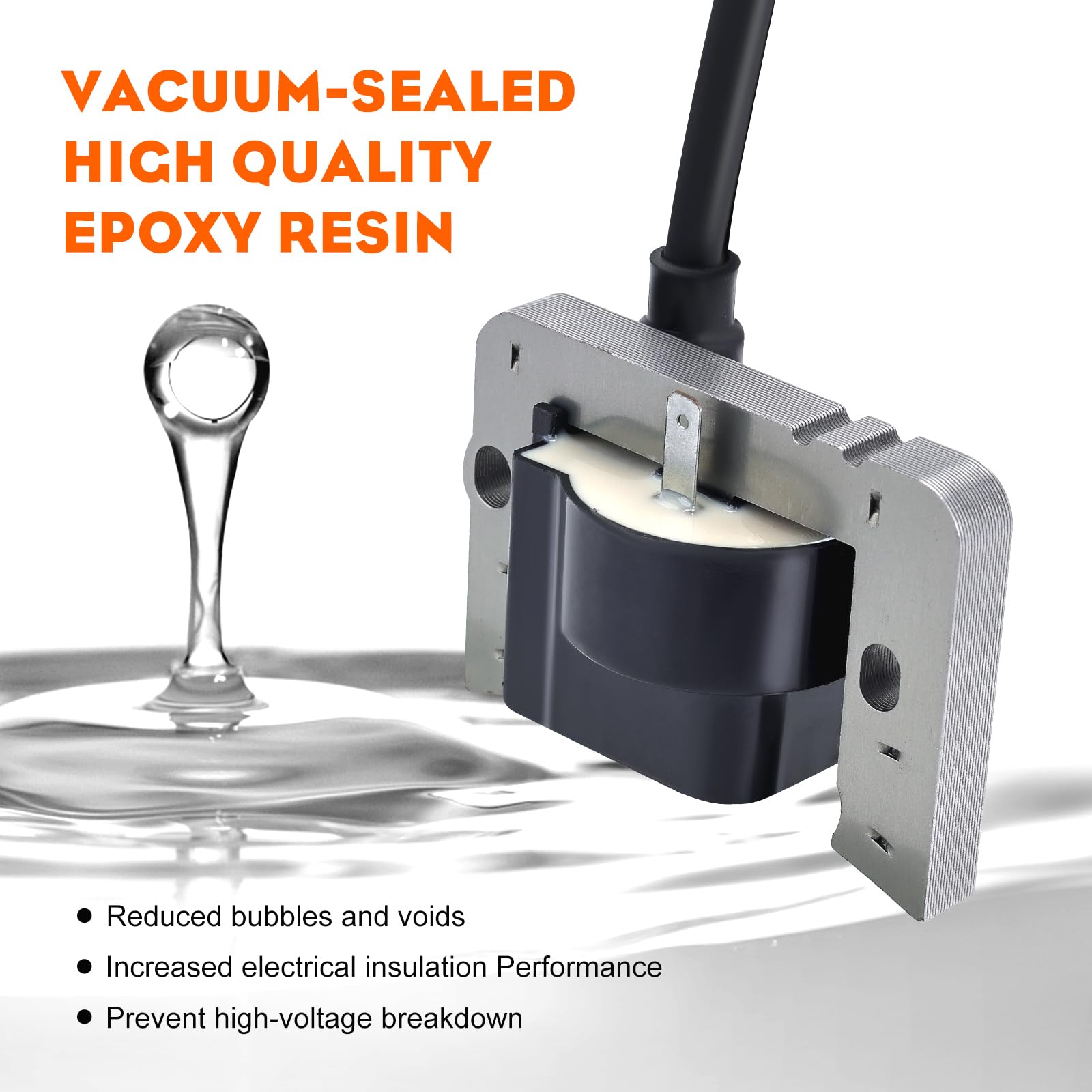 Hipa 35135 35135A 35135B Solid State Ignition Coil Module for Tecumseh HMSK80 HMSK90 HM80 HM90 HM100 OHV12 OHV13 OHV125 OVM120 OVXL120 OVXL125 TVM195 TVM220 10Hp Engine Snowblower Lawn Tracter - Image 5