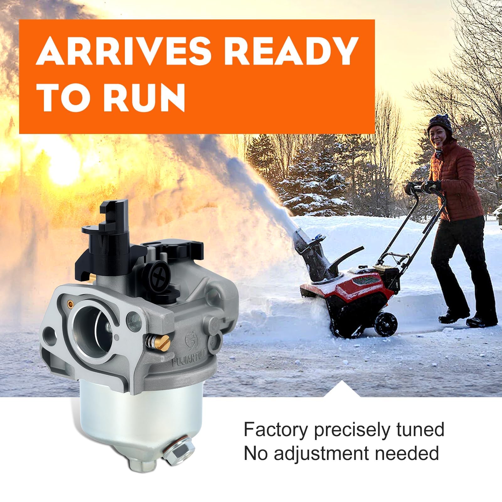 Hipa 127-9008 38744 Toro 721 621 Snow Blower Carburetor Kit Compatible with 38741 38742 38743 38744 38751 Toro Power Clear 621 721 Snowblower Snowthrower Models - Image 6