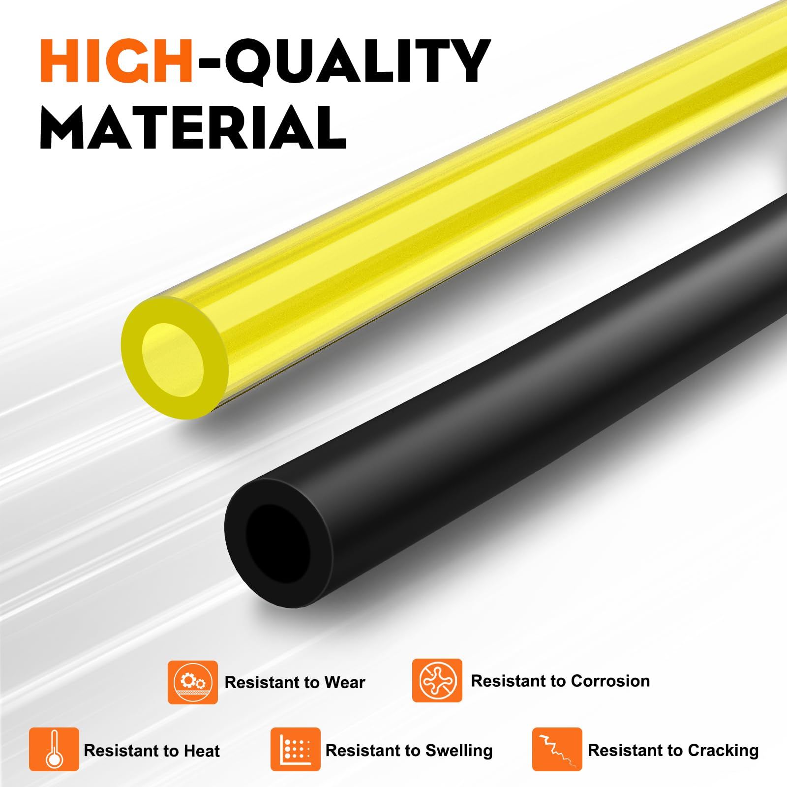 Hipa 4141 358 0800 Fuel Line 2 Hole Grommet Assembly Kit for Husqvarna 350BT 150BT RedMax EBZ8000 EBZ8500 Blower STIHL FS83 FC83 FS73 FC73 HT7 Trimmer Fuel Line Kit for #581493301 579138304 579138306 - Image 4