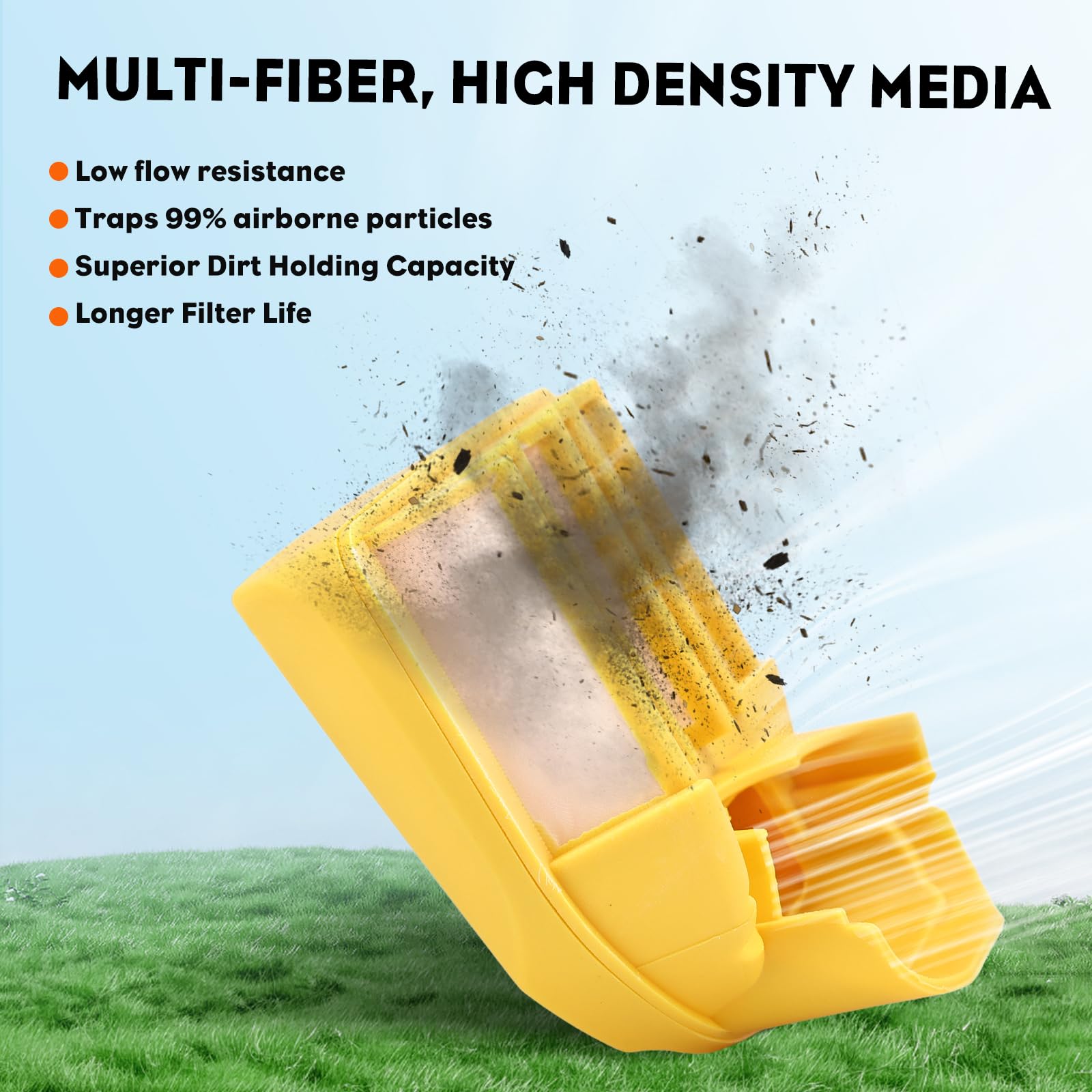 Hipa 455 Air Filter Fuel Line Kit for Husqvarna 455 455E 460 461 455R 460R Rancer Chainsaw Parts Replace 599333701 537255702 Primer Bulb Fuel Filter Spark Plug Chainsaw Maintenance Kit - Image 7