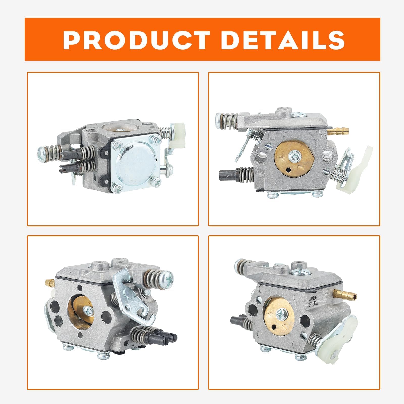 Hipa 55 51 Rancher Carburetor Ignition Coil Air Filter Kit for Husq Rancher 51 55 50 Chainsaw Parts Replace WT-170-1 503281504 Carb 544018401 Coil 5503608301 Air Filter Rebuild Kit - Image 6