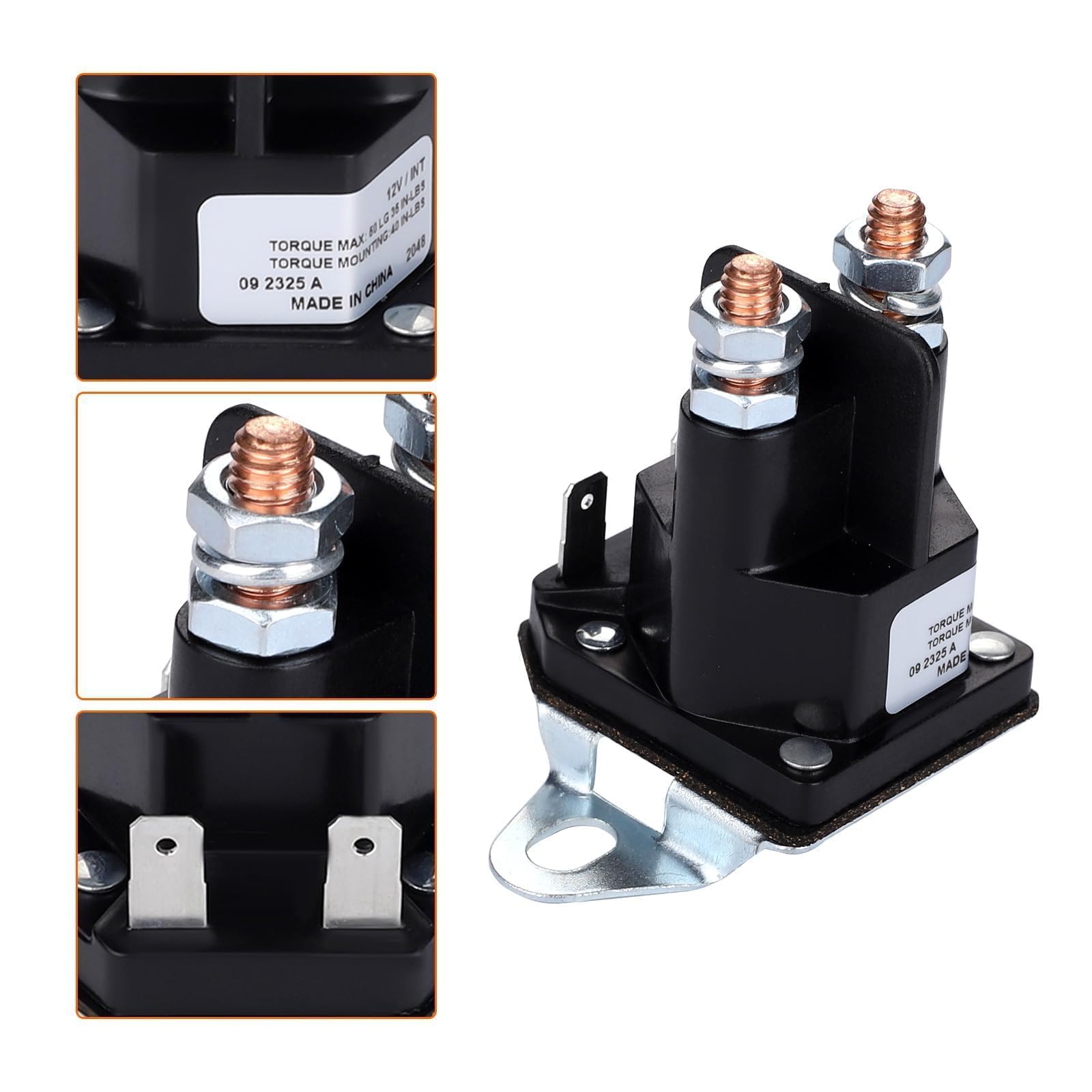 Hipa 582042801 192507 Starter Solenoid for Hus-qvarna Craftsman YS4500 LT2000 YT3000 582042802 532192507 Riding Lawn Mower Tractor 12V 4 Post Parts - Image 4