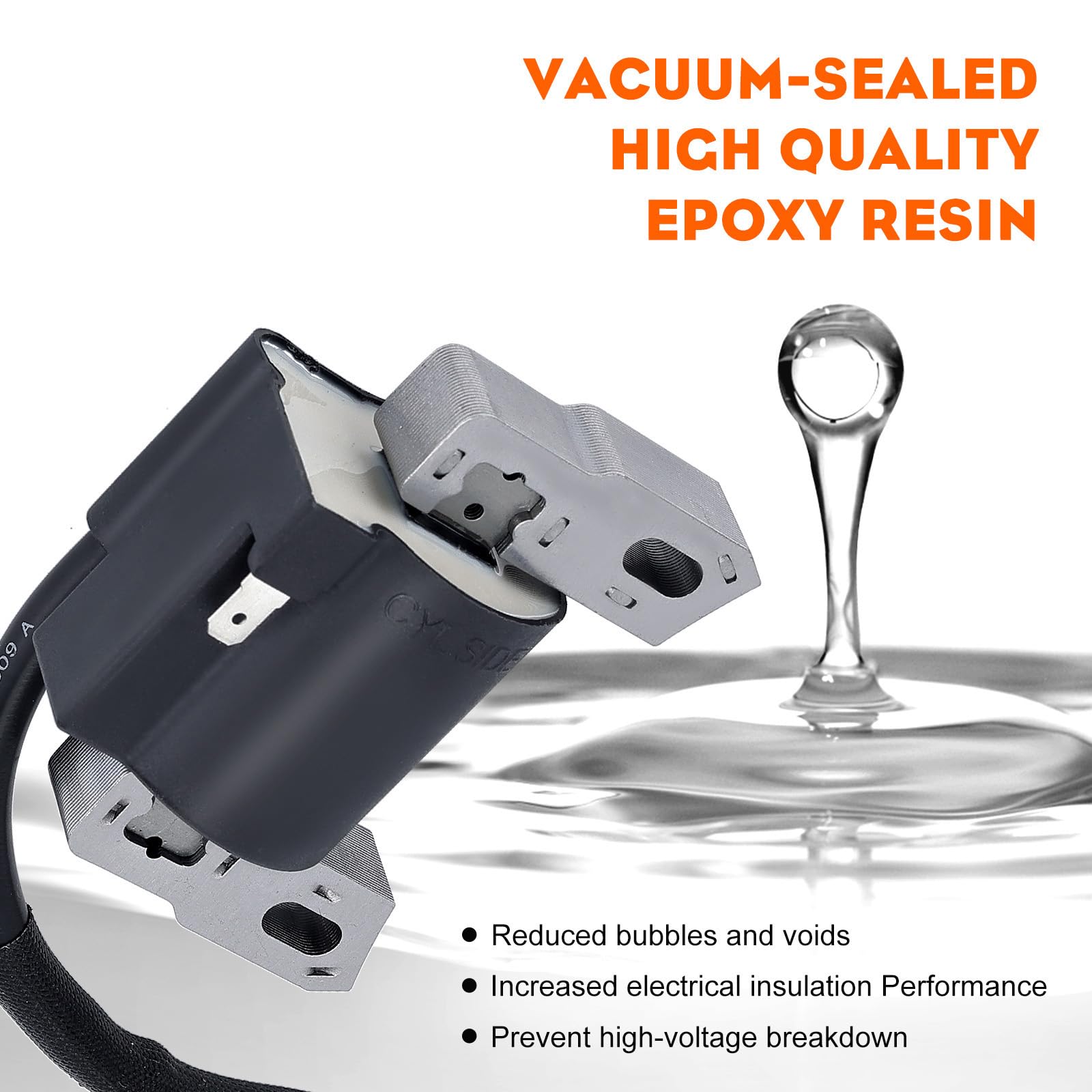 HIPA 590454 Ignition Coil Compatible with Brigg Stratt 799381 790817 692605 802574 Magneto Armature - Image 5