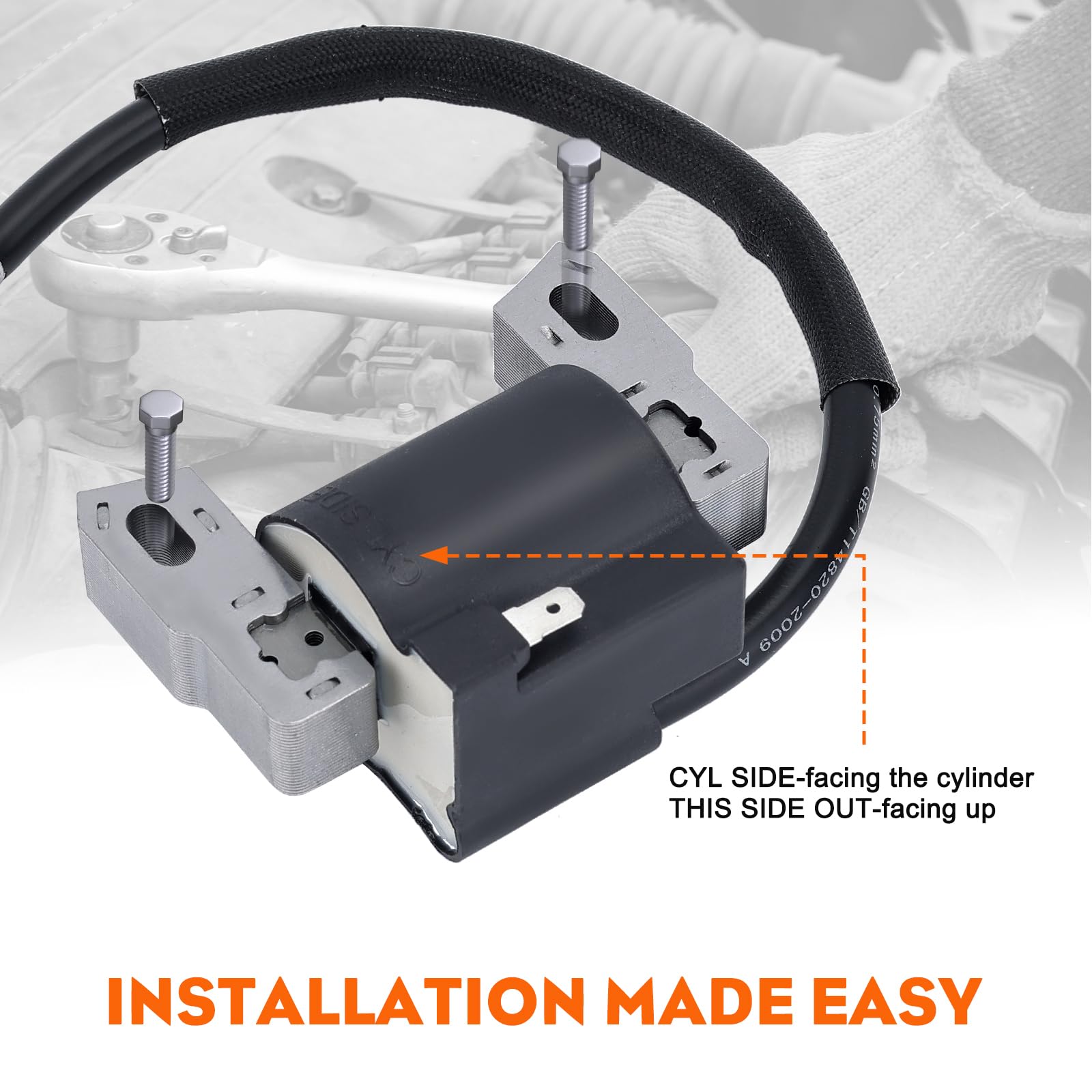 HIPA 590454 Ignition Coil Compatible with Brigg Stratt 799381 790817 692605 802574 Magneto Armature - Image 7