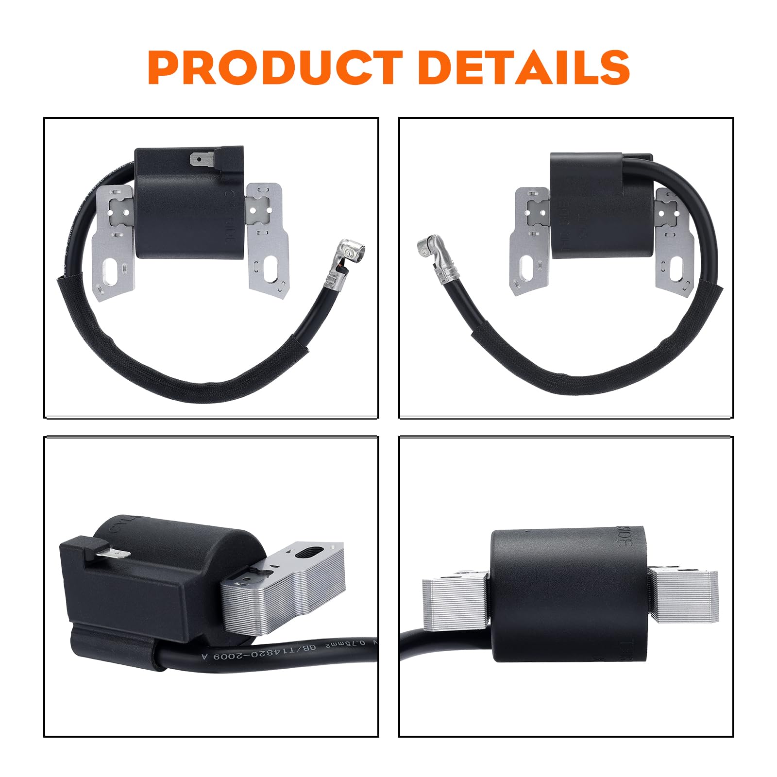 HIPA 590454 Ignition Coil Compatible with Brigg Stratt 799381 790817 692605 802574 Magneto Armature - Image 9