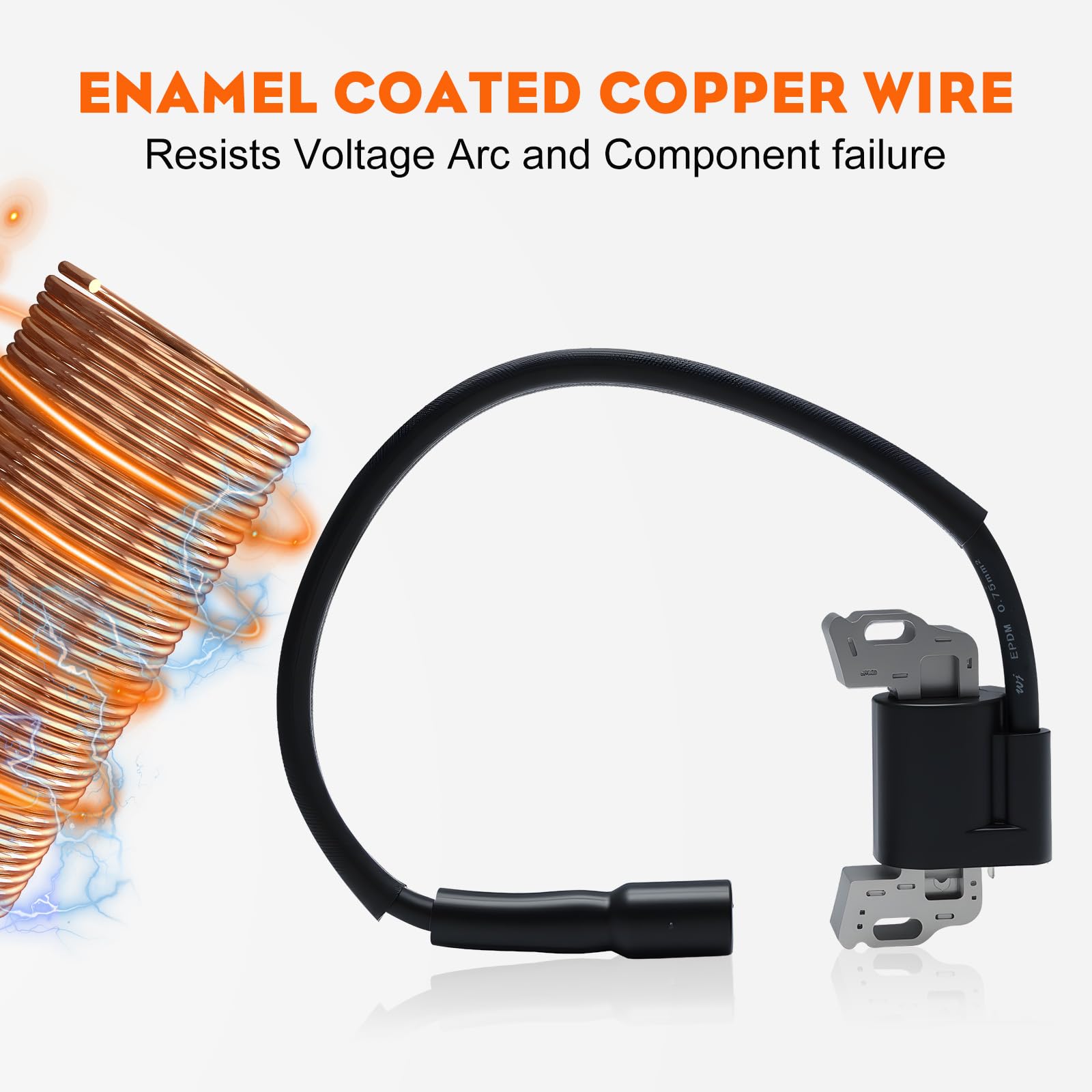 Hipa 594626 Armature Magneto Ignition Coil for BS 594456 with 491055 Spark Plug - Image 4