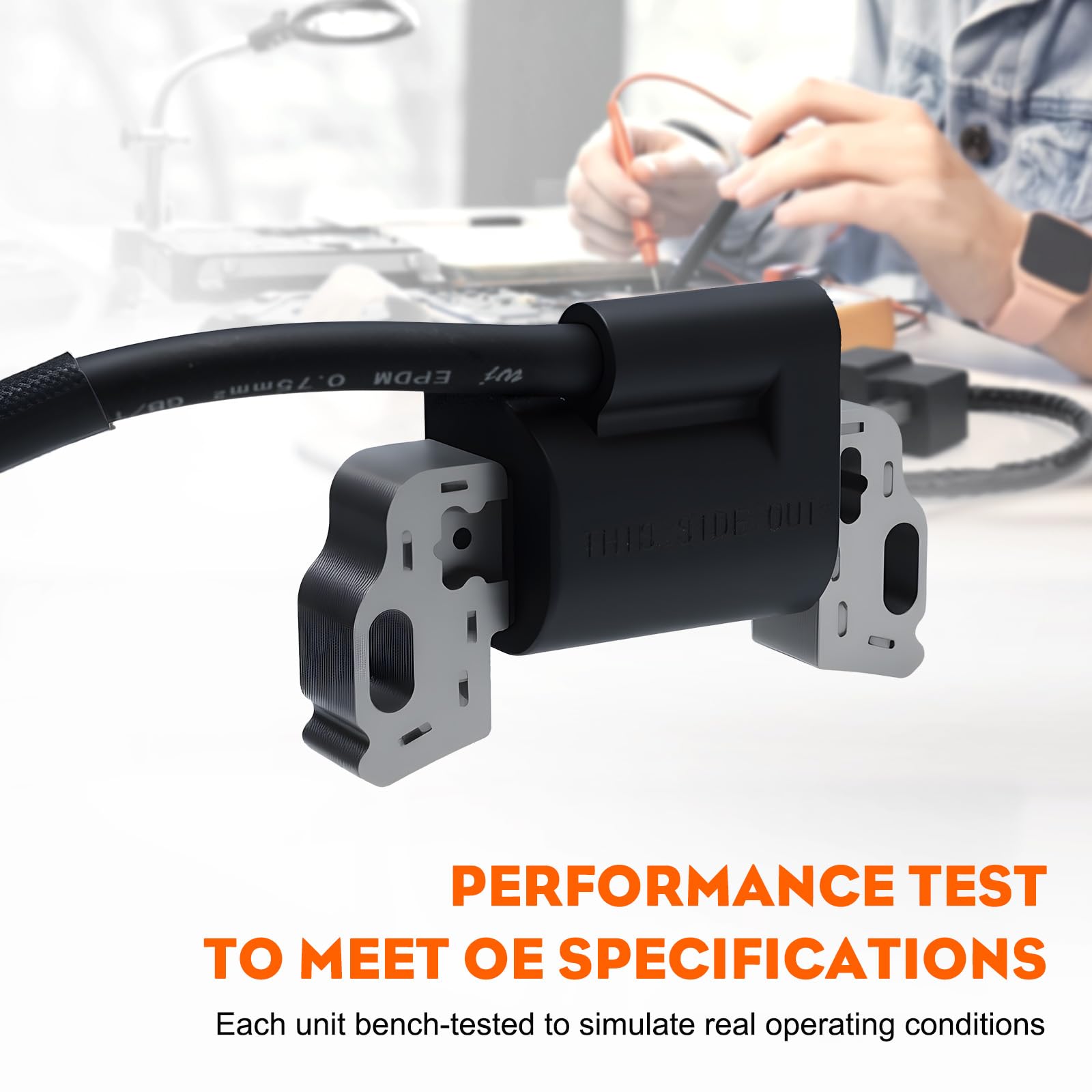 Hipa 594626 Armature Magneto Ignition Coil for BS 594456 with 491055 Spark Plug - Image 6