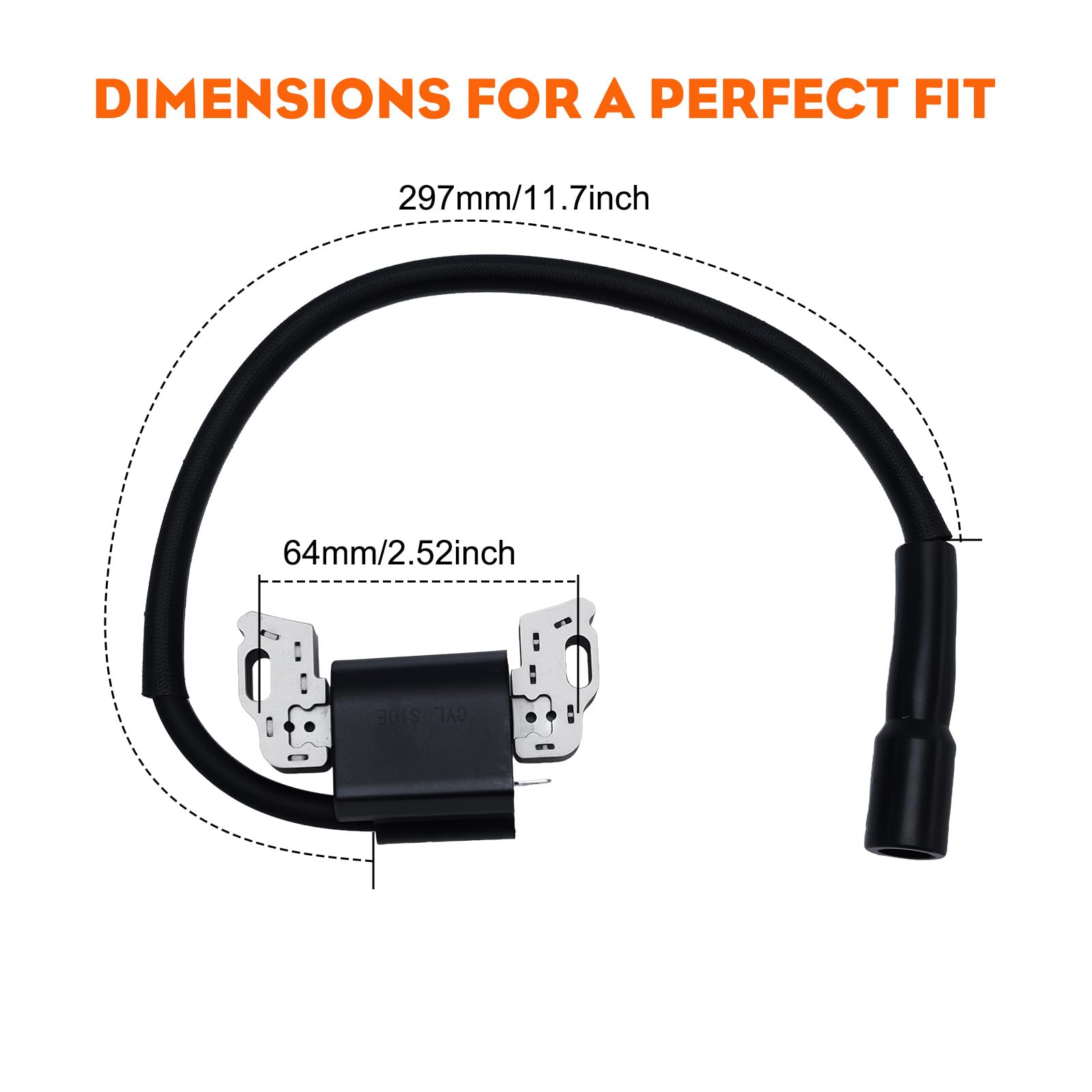 Hipa 594626 Armature Magneto Ignition Coil for BS 594456 with 491055 Spark Plug - Image 7