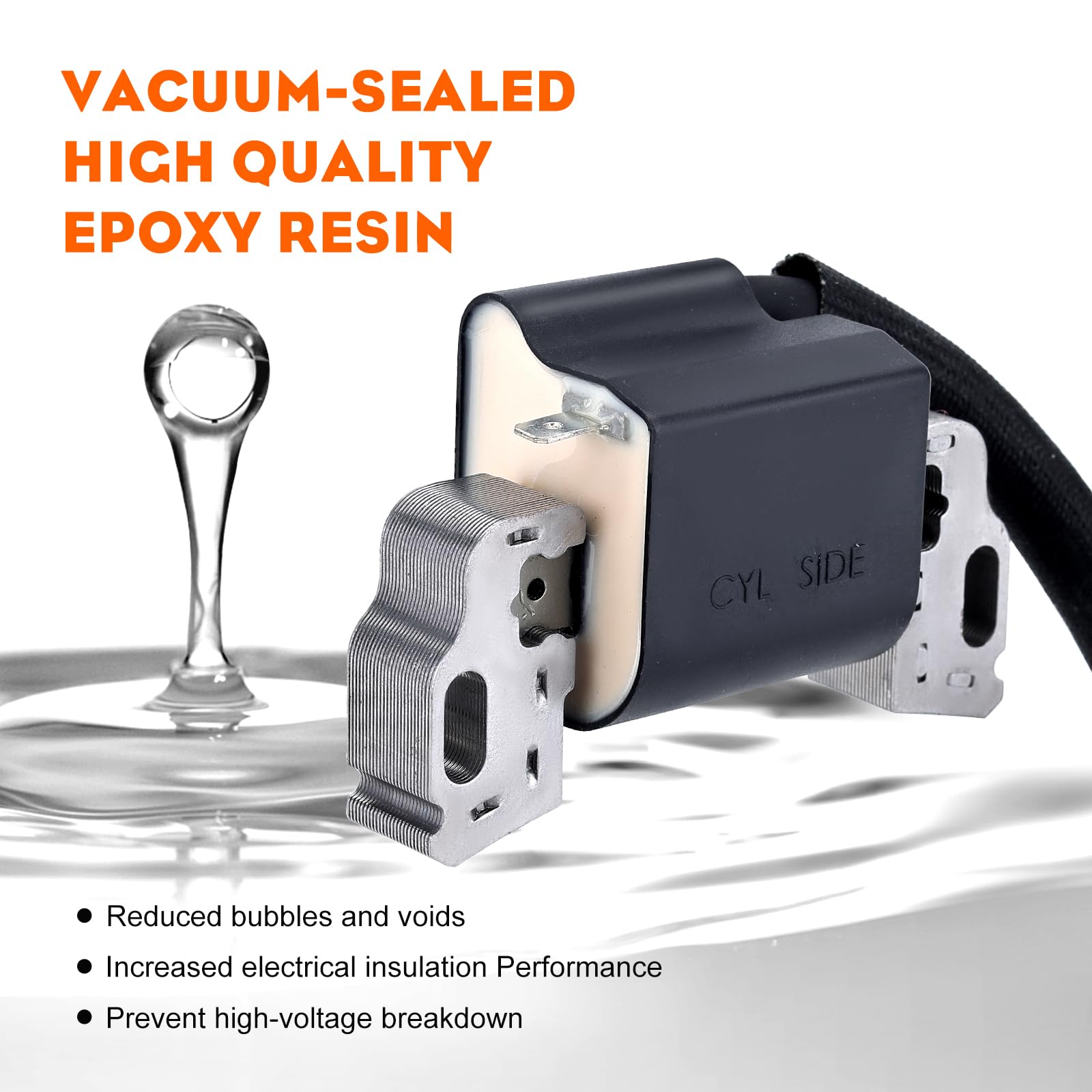 HIPA 595304 Ignition Coil Magneto Armature for Brigg Stratt 799650 592841 795315 495859 - Image 4