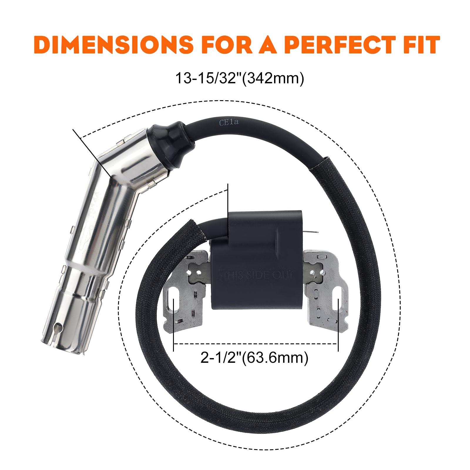 HIPA 595304 Ignition Coil Magneto Armature for Brigg Stratt 799650 592841 795315 495859 - Image 6