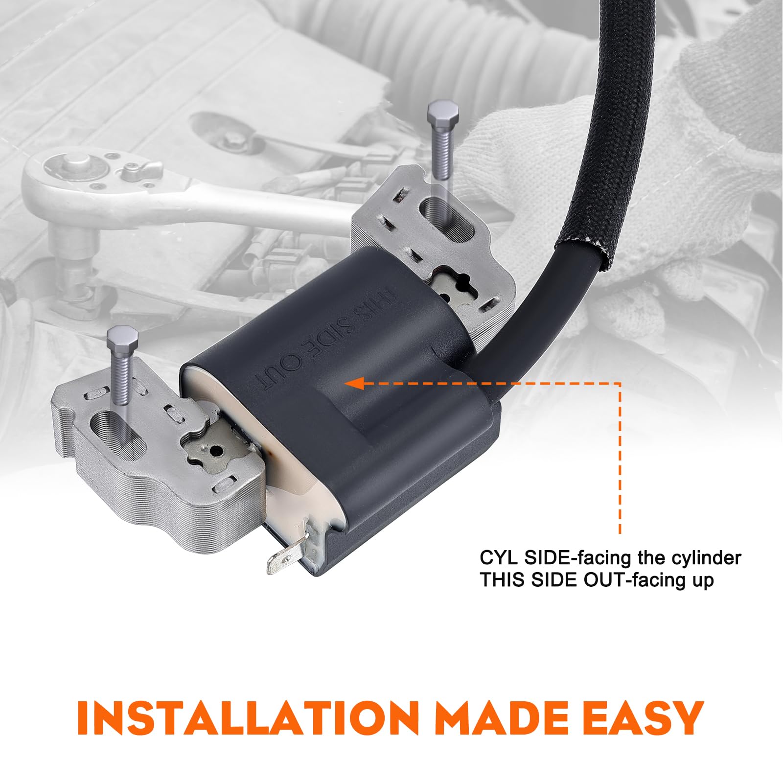 HIPA 595304 Ignition Coil Magneto Armature for Brigg Stratt 799650 592841 795315 495859 - Image 7