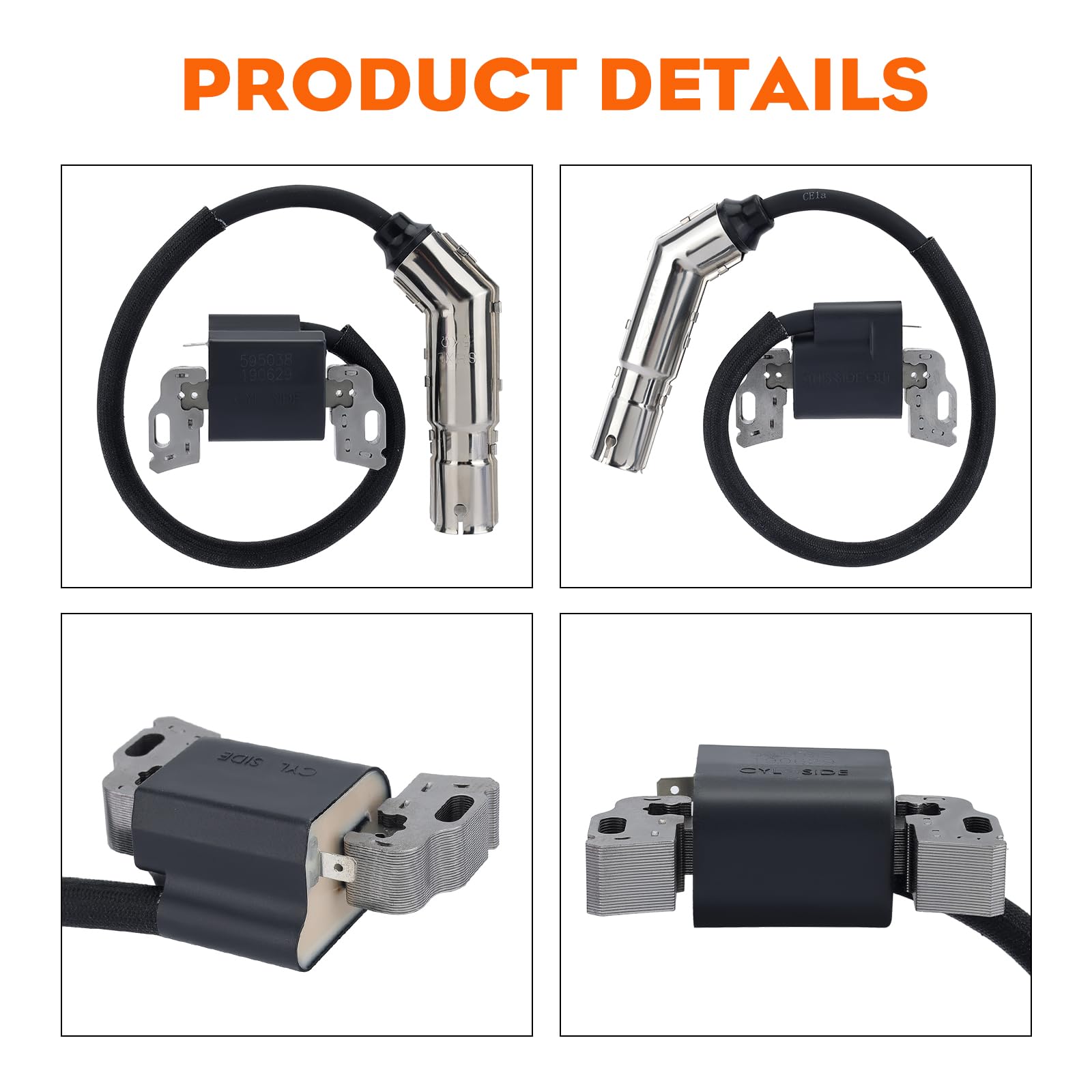 HIPA 595304 Ignition Coil Magneto Armature for Brigg Stratt 799650 592841 795315 495859 - Image 9