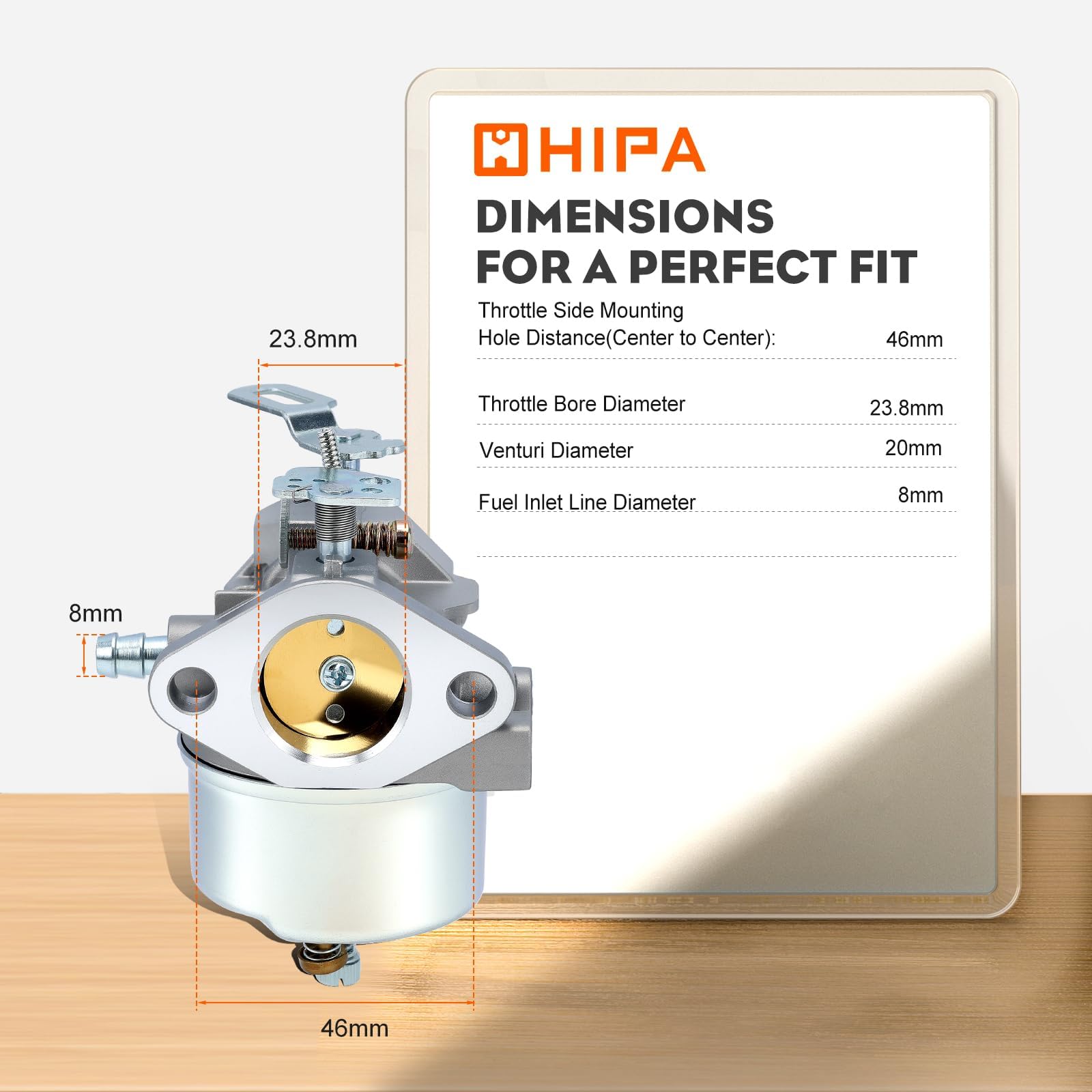 Hipa 632370A Carburetor Tune Up Kit for Tecumesh HM100 HMSK90 HMSK100 Snow Blower Thrower Models Replace 632110 632370 Snowblower Carburetor - Image 8