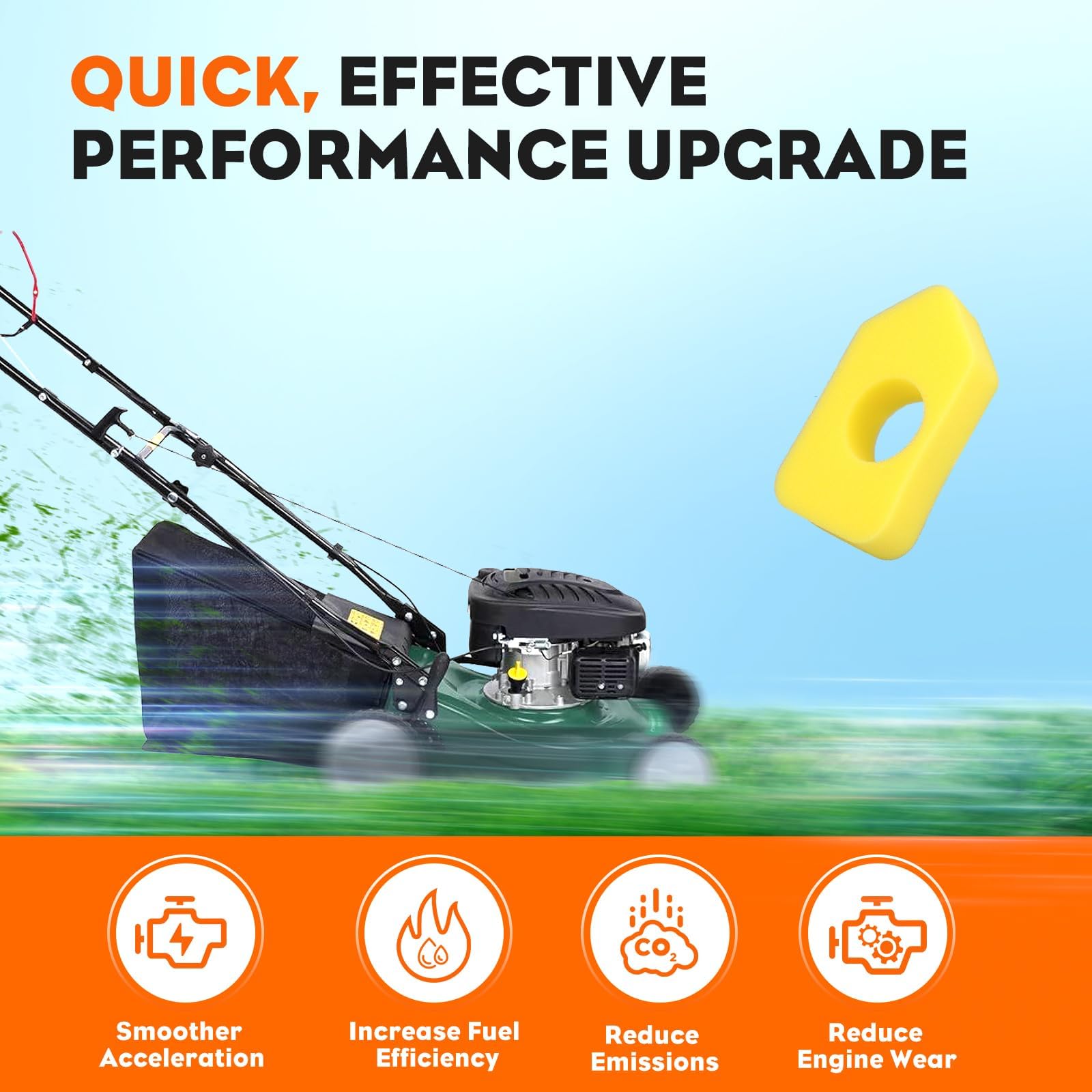 HIPA 698369 3.5 HP Air Filter 495770 795083 Gasket Diaphragm 694394 494408 Primer Bulb for BS 3.5-4.5 HP Classic Sprint Quattro Engine - Image 6