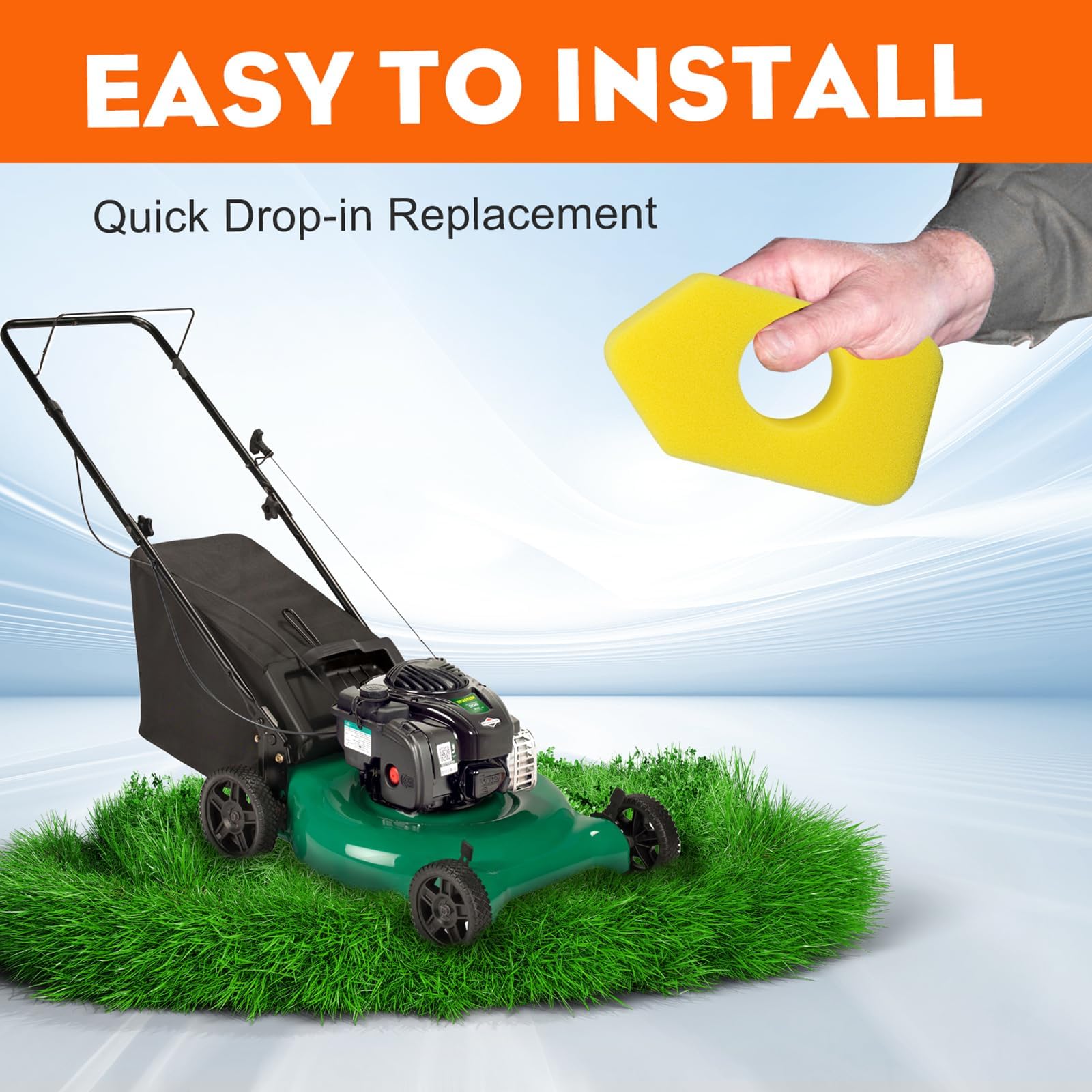 HIPA 698369 3.5 HP Air Filter 495770 795083 Gasket Diaphragm 694394 494408 Primer Bulb for BS 3.5-4.5 HP Classic Sprint Quattro Engine - Image 7