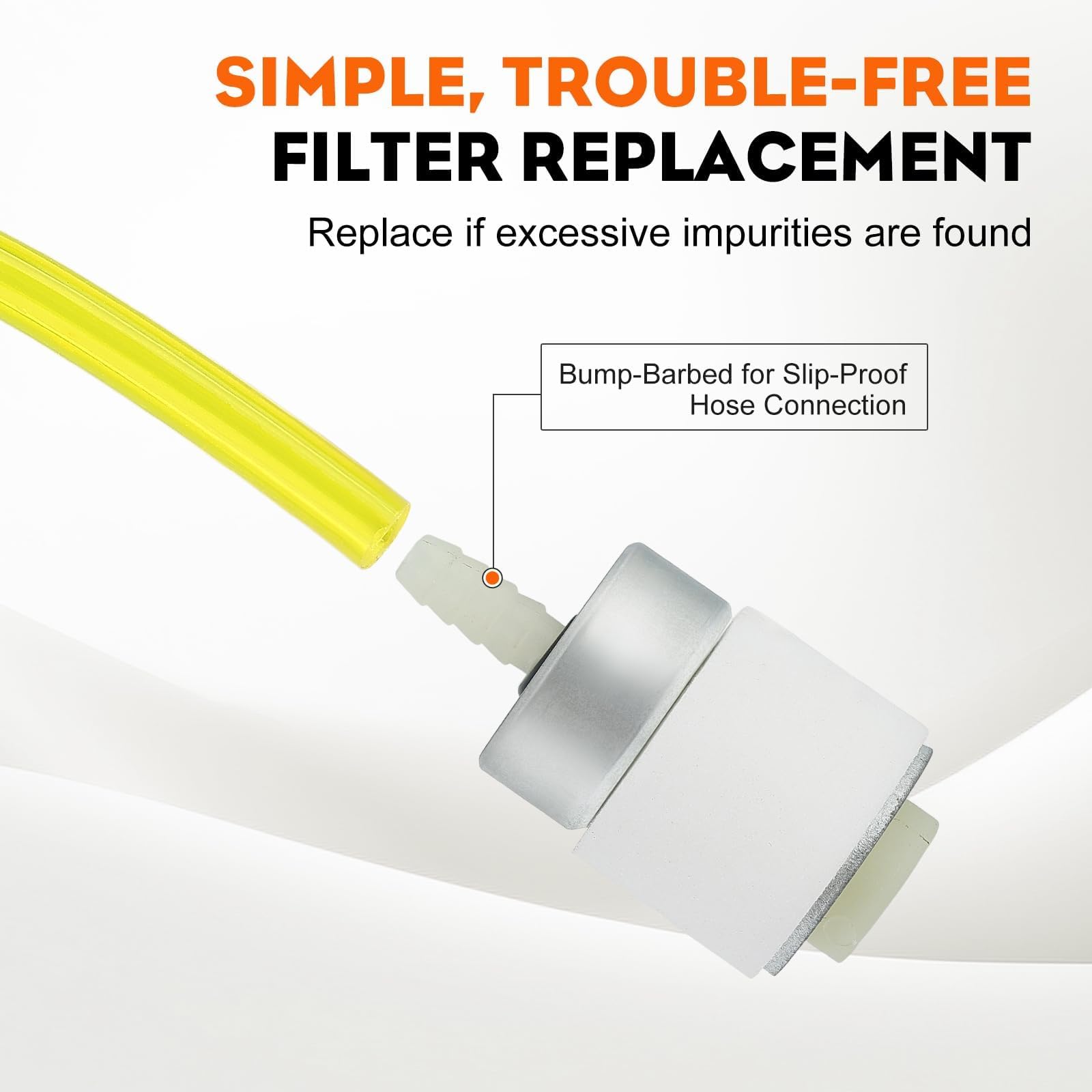 HIPA 791-182353 Fuel Line Kit for MTD Troy-Bilt TB144 TB26CO TB26TB TB415CS TB465SS TB475SS TB490BC Yard Man YM141 YM21SS YM26BC YM26CO YM26CS YM260CS Trimmer with Primer Bulb Tune Up Kit - Image 5