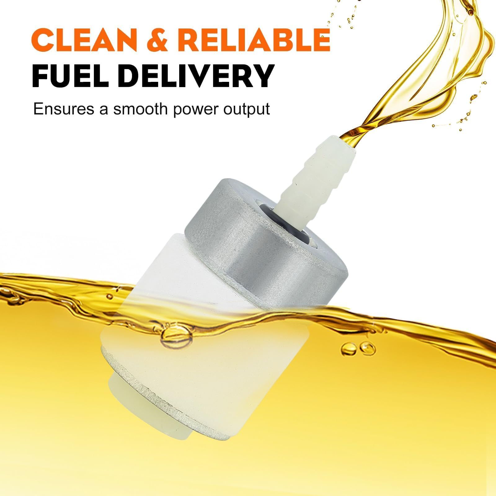 HIPA 791-182353 Fuel Line Kit for MTD Troy-Bilt TB144 TB26CO TB26TB TB415CS TB465SS TB475SS TB490BC Yard Man YM141 YM21SS YM26BC YM26CO YM26CS YM260CS Trimmer with Primer Bulb Tune Up Kit - Image 8