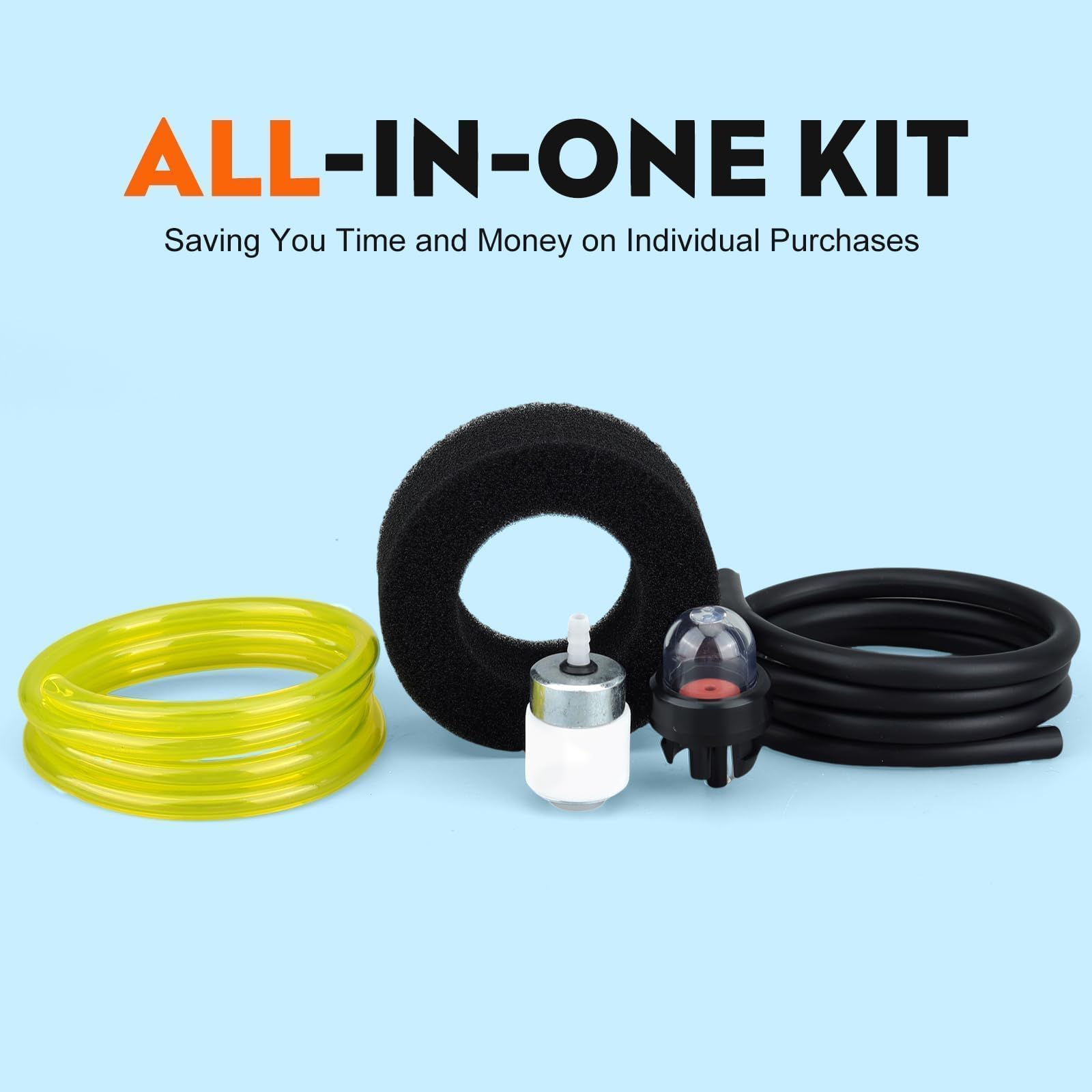 Hipa 791-682039 Fuel Line for Ryobi MTD Craftsman Ryobi 725R Air Filter 700r 725r 775r 791-180350 4 Sizes Assoreted Fuel Line Hose for Poulan Craftman Chiansaw String Trimmer Chiansaw Blower - Image 4