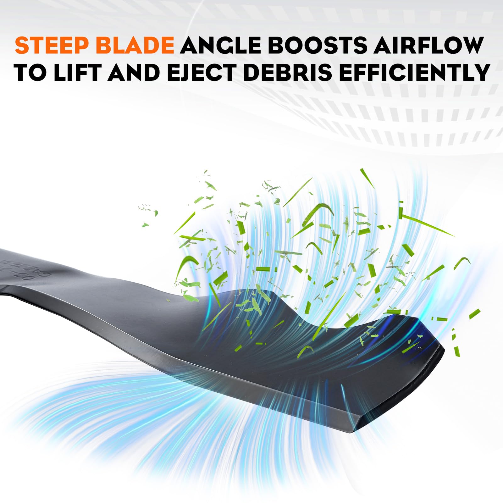 Hipa 942-0741A Mulching Blade for Troy Bilt 21 inch Lawn Mower, TB110 TB240 TB230 TB130 Lawn Tractor,Craftsman Yard Machine MTD Murray 21 inch Deck Riding Mower (After 1995) - Image 6